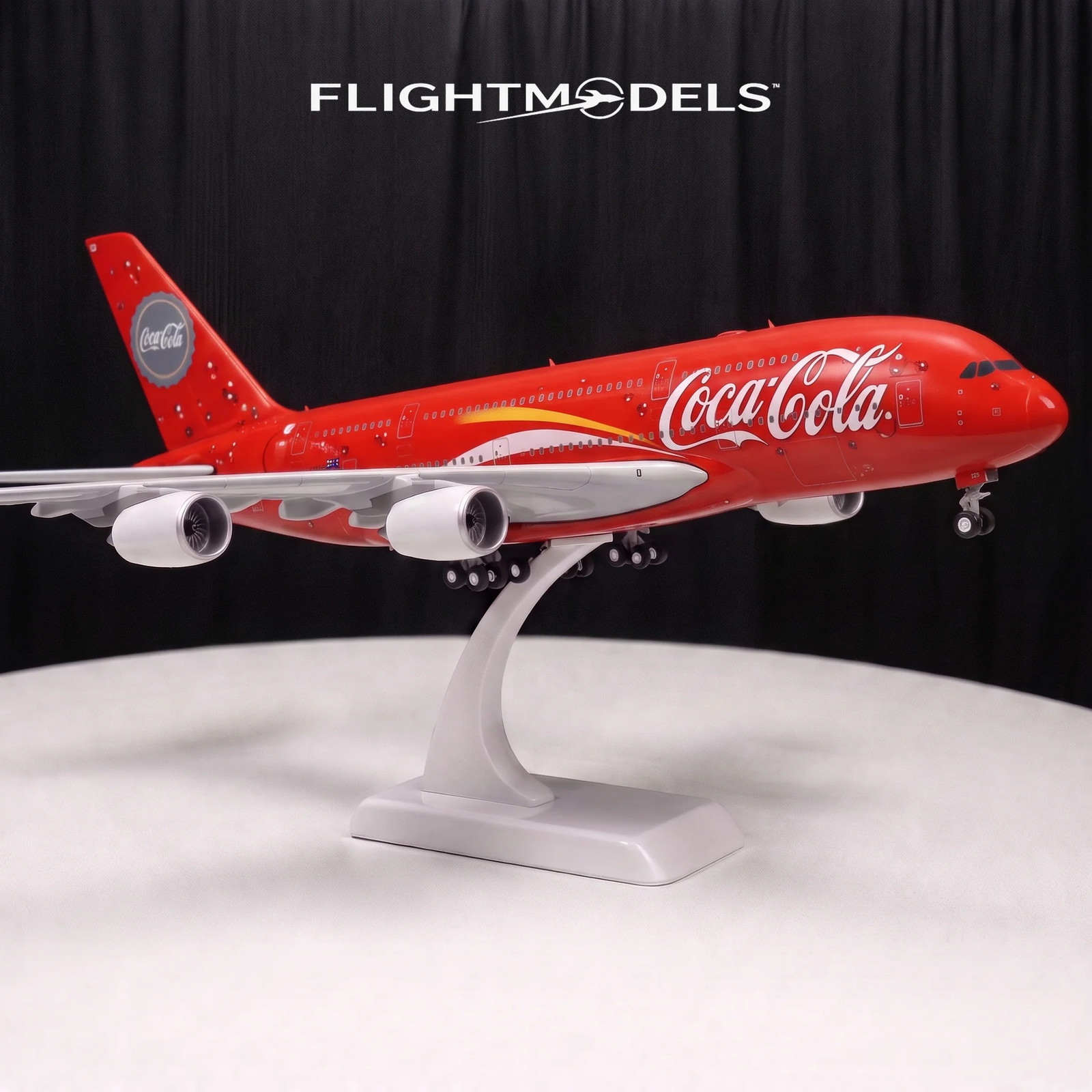Airbus A380 Coca-Cola Diecast Model Plane Display Aircraft Airbus A380 Coca-Cola Diecast Model Plane Display Aircraft
