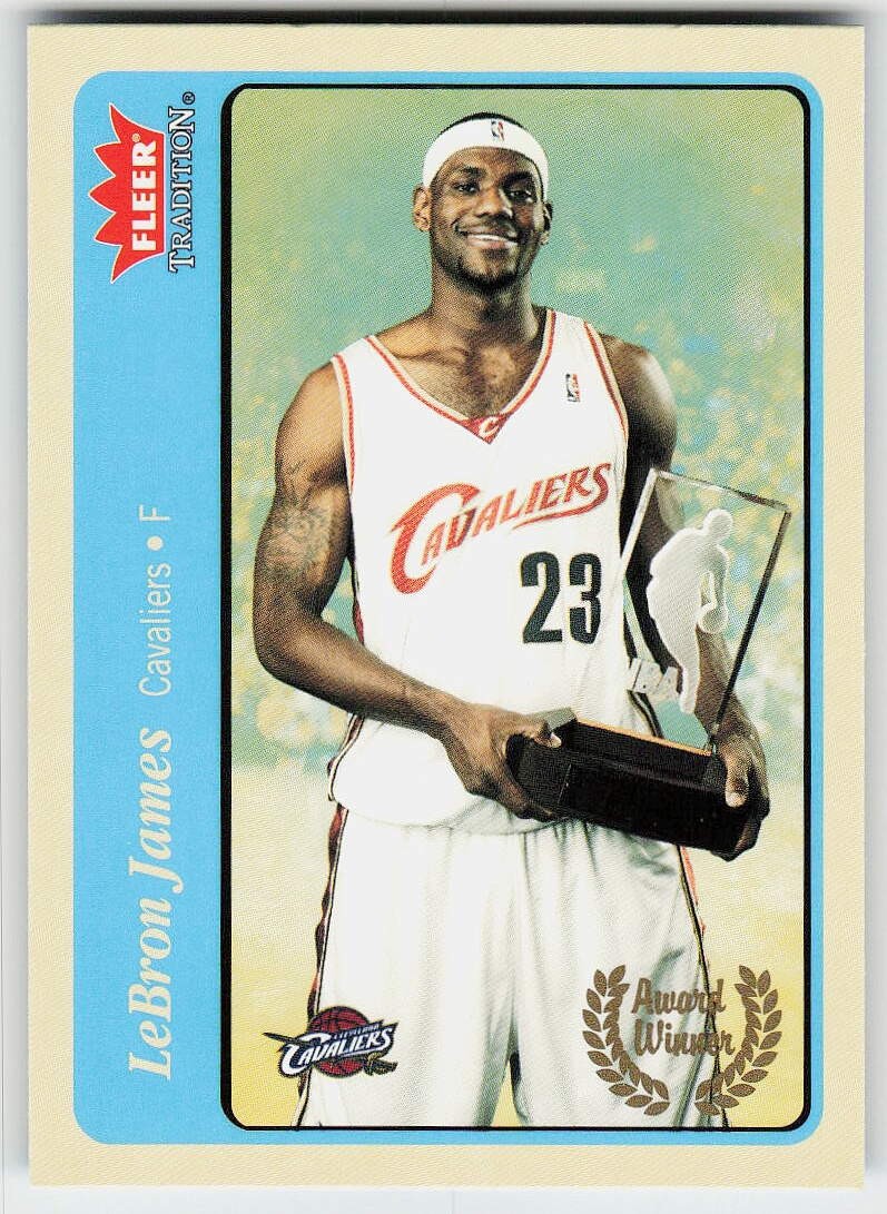 2004-05 Fleer Tradition #210 LeBron James BASKETBALL Cleveland Cavaliers 2004-05 Fleer Tradition #210 LeBron James BASKETBALL Cleveland Cavaliers