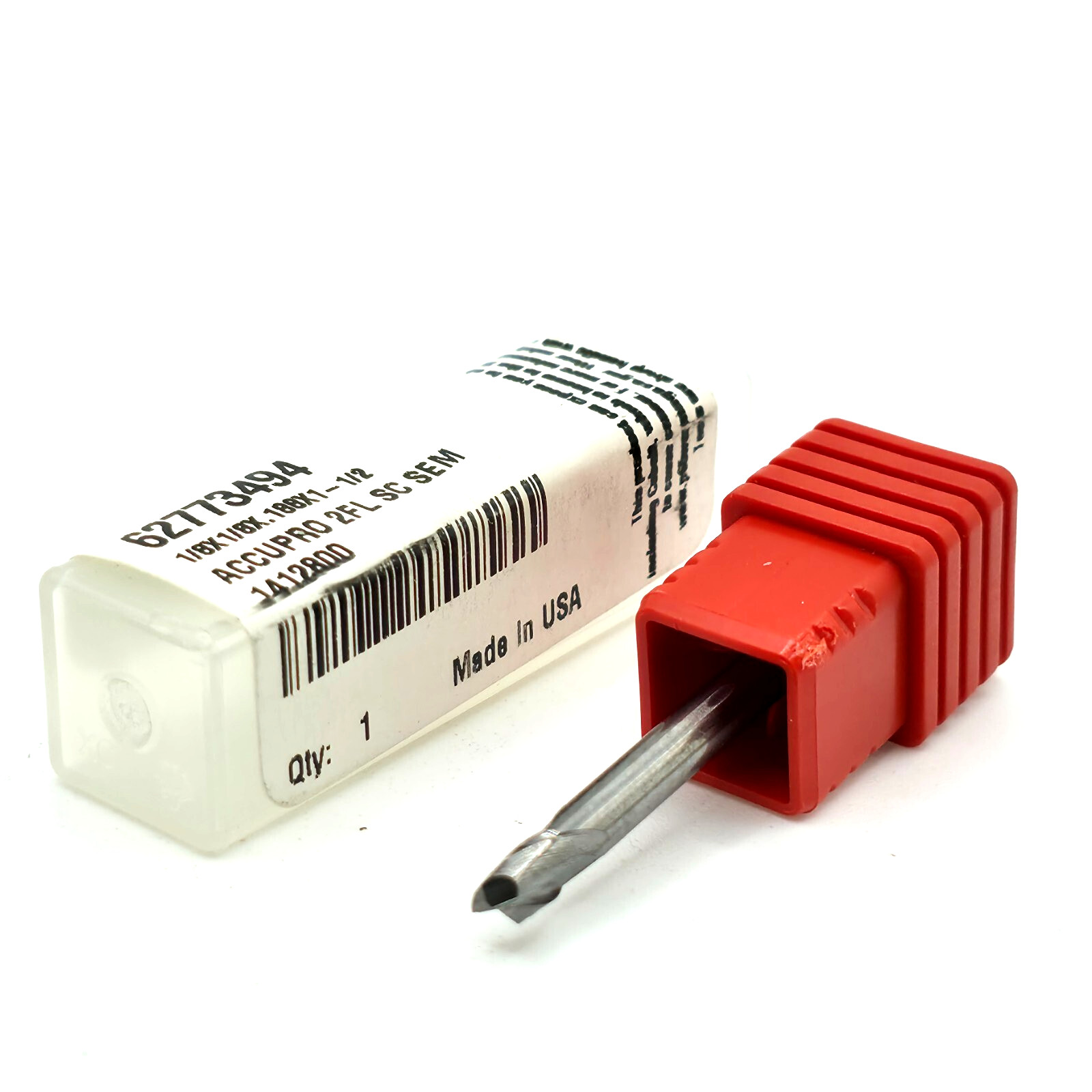 Accupro Square End Mill 1/8\