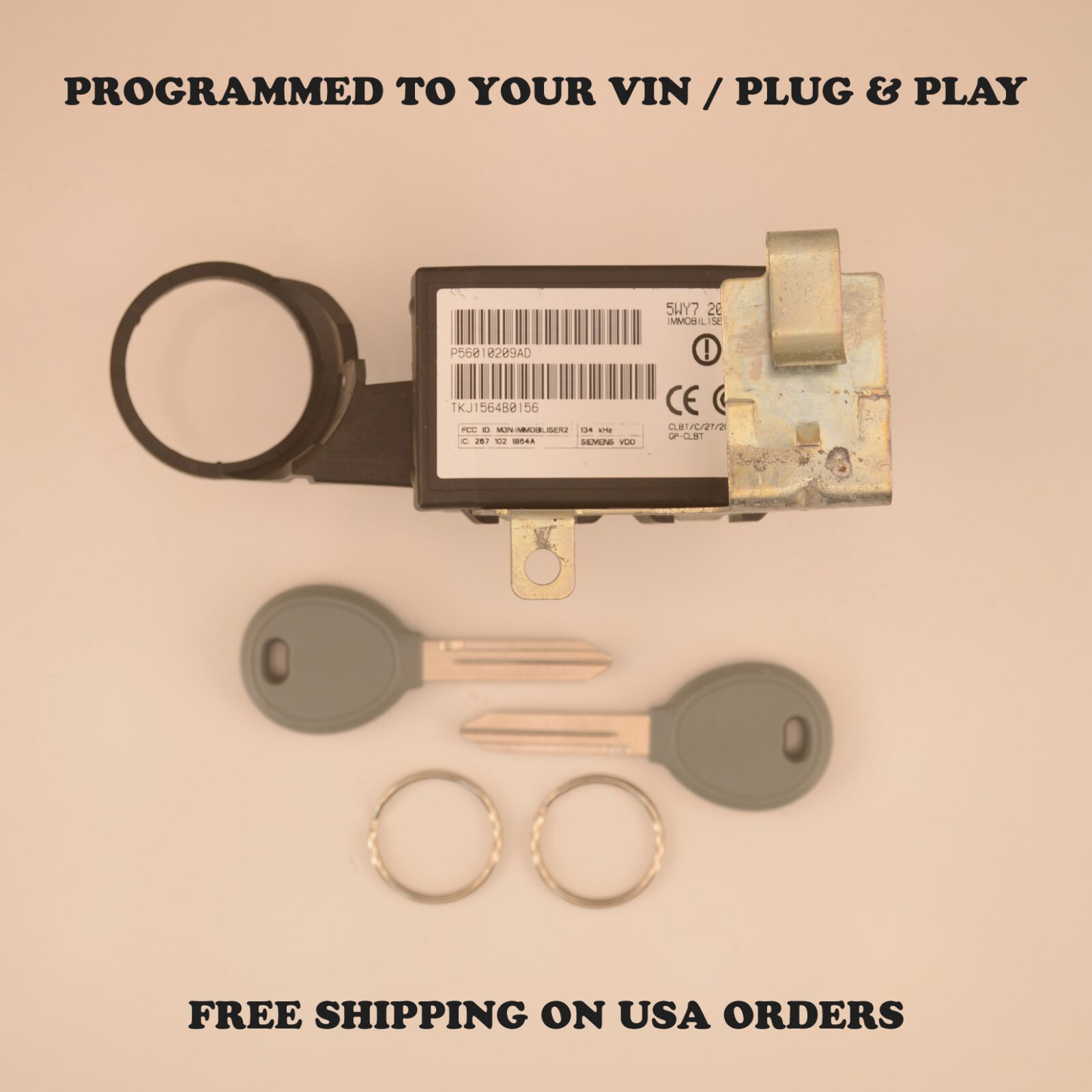 2001-2006 Jeep Wrangler 2002-2004 Liberty Immobilizer 56010209AD Plug & Play