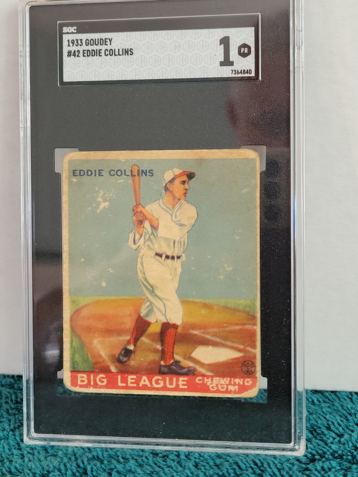 1933 Goudey Big League Chewing Gum - R319 Eddie Collins #42 1933 Goudey Big League Chewing Gum - R319 Eddie Collins #42