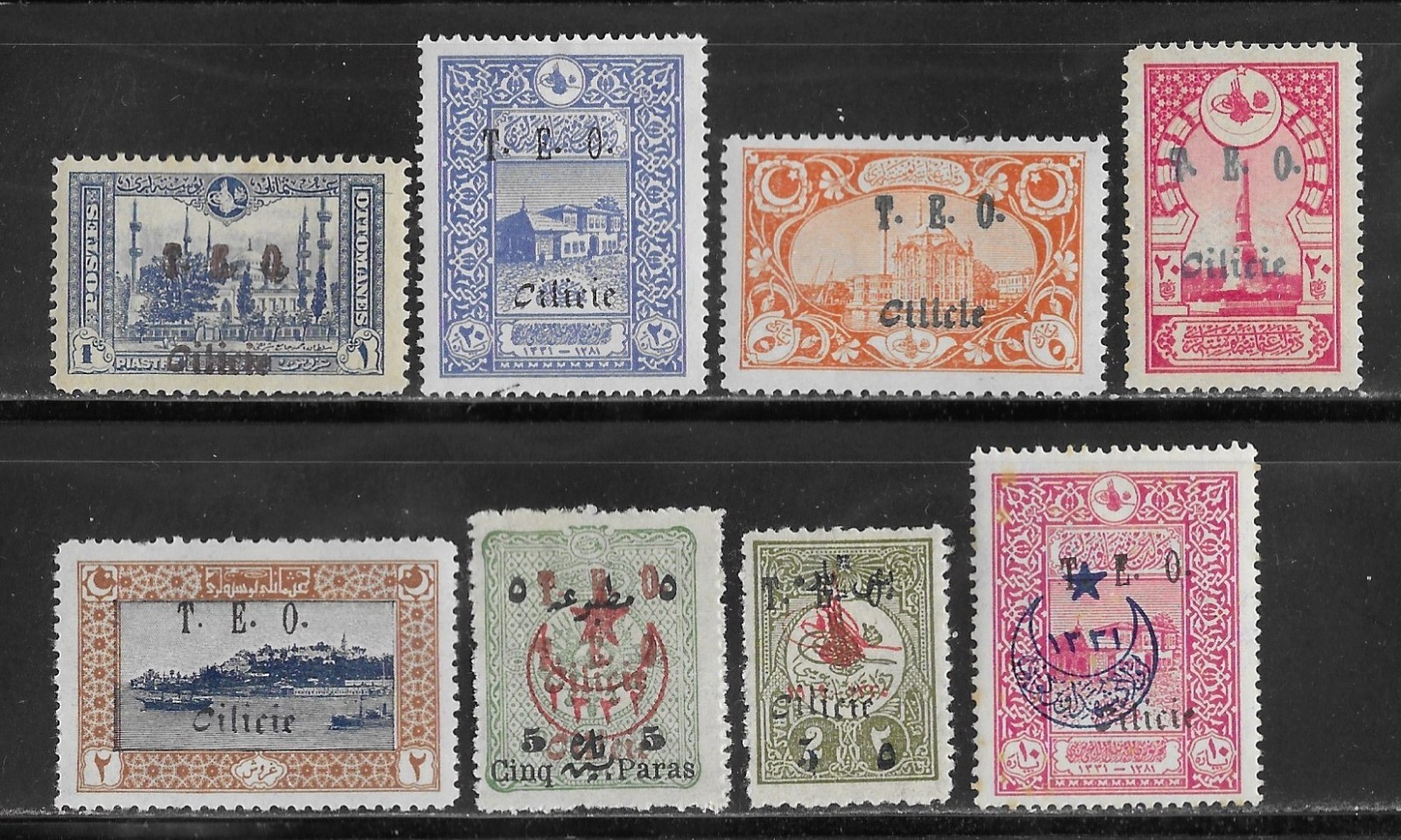  French Cilicia 1919 Sc # 75/91 MH/F/VF