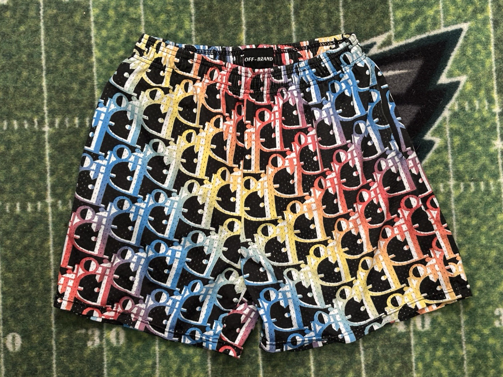 Designer Off-Brand CD Shorts Large Designer Off-Brand CD Shorts Large