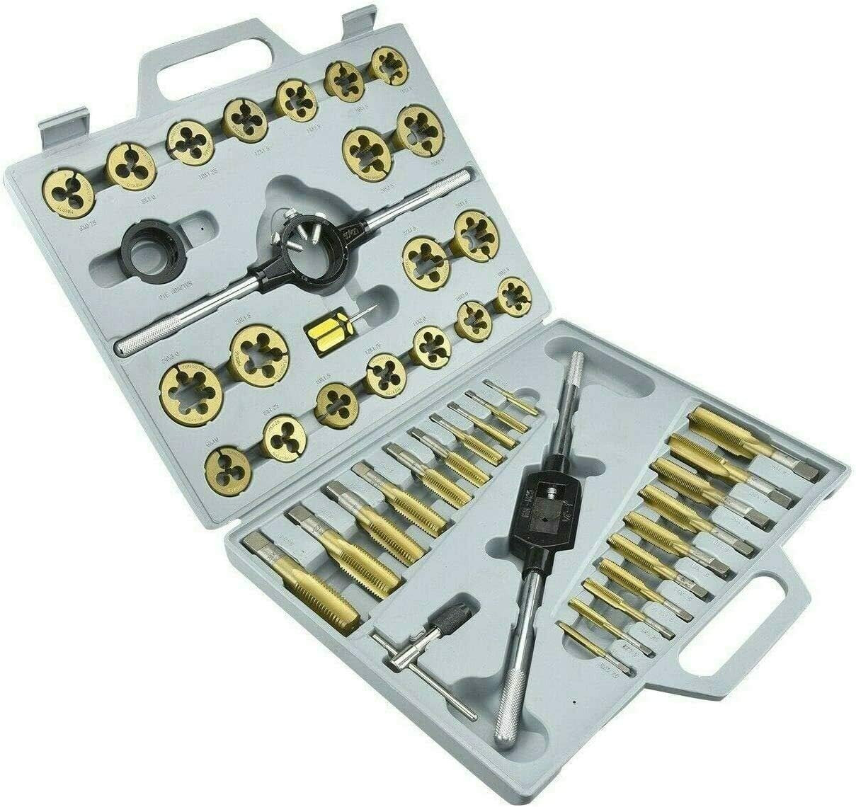 45PC Titanium Metric Tap & Die Set 45PC Titanium Metric Tap & Die Set
