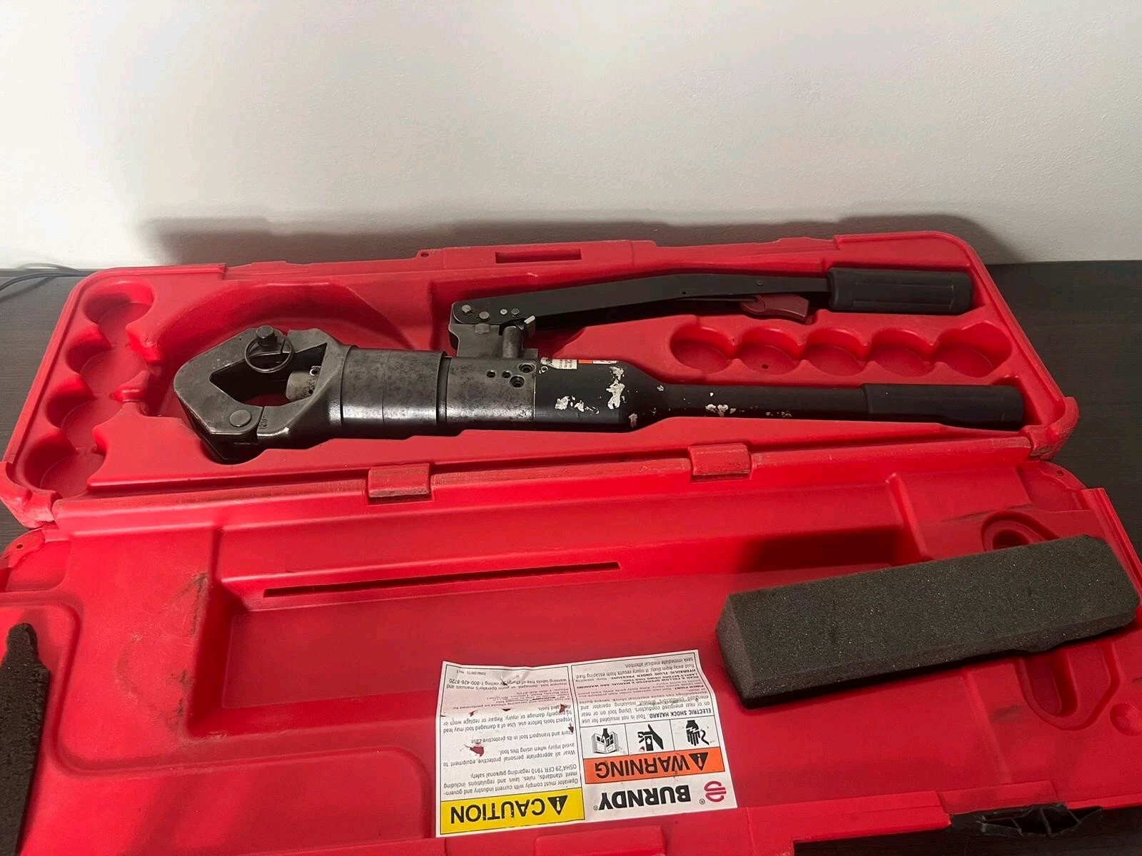 Burndy Y644HSXT Hydraulic Manual Operated Crimper Dieless Crimping Crimp Tool
