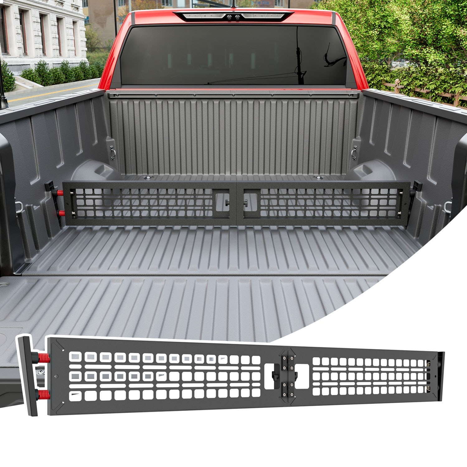 Truck Bed Divider Fit 2022-2026 Toyota Tundra Cargo Manager Trunk Bed Organizer Truck Bed Divider Fit 2022-2026 Toyota Tundra Cargo Manager Trunk Bed Organizer