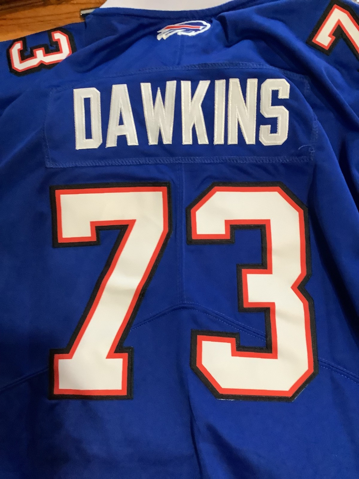 Rare store estate unworn stitched buffalo bills dawkins jersey blue lmk size Rare store estate unworn stitched buffalo bills dawkins jersey blue lmk size