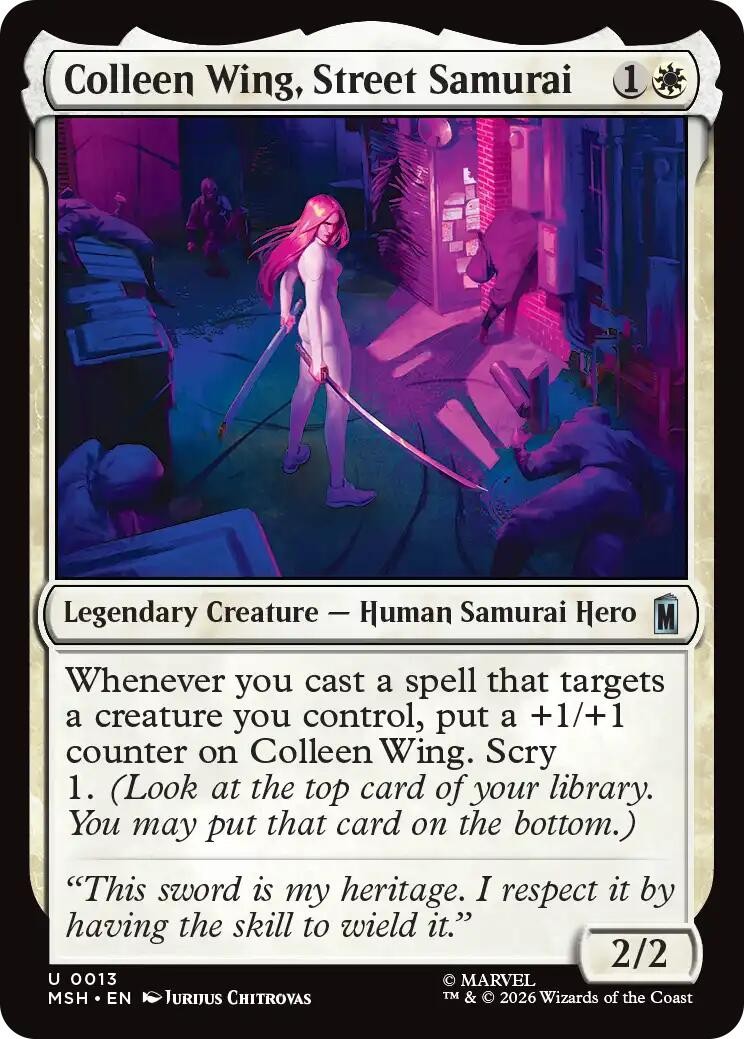 NM - Colleen Wing, Street Samurai [MSH - 13]