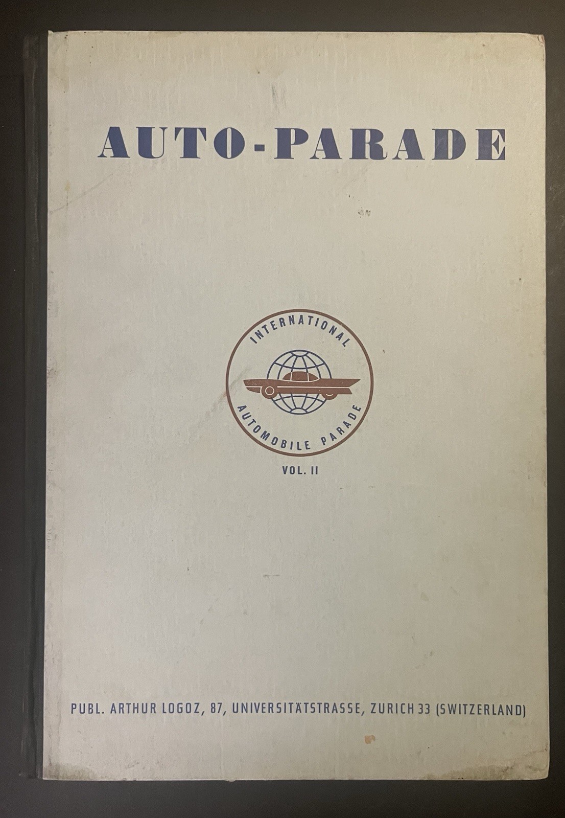 ‘Auto-Parade: International Automobile Parade Vol. II’ (1958 HB) Color Photos