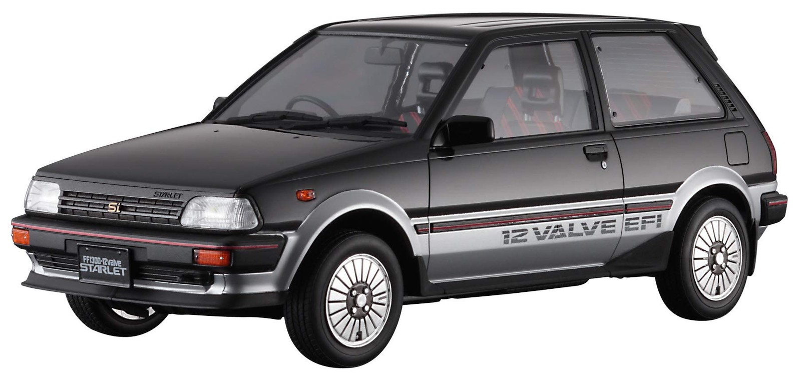 Hasegawa 1/24 Toyota Starlet EP71 Si Limited (3-door) Mid-Model Plastic Model Ki