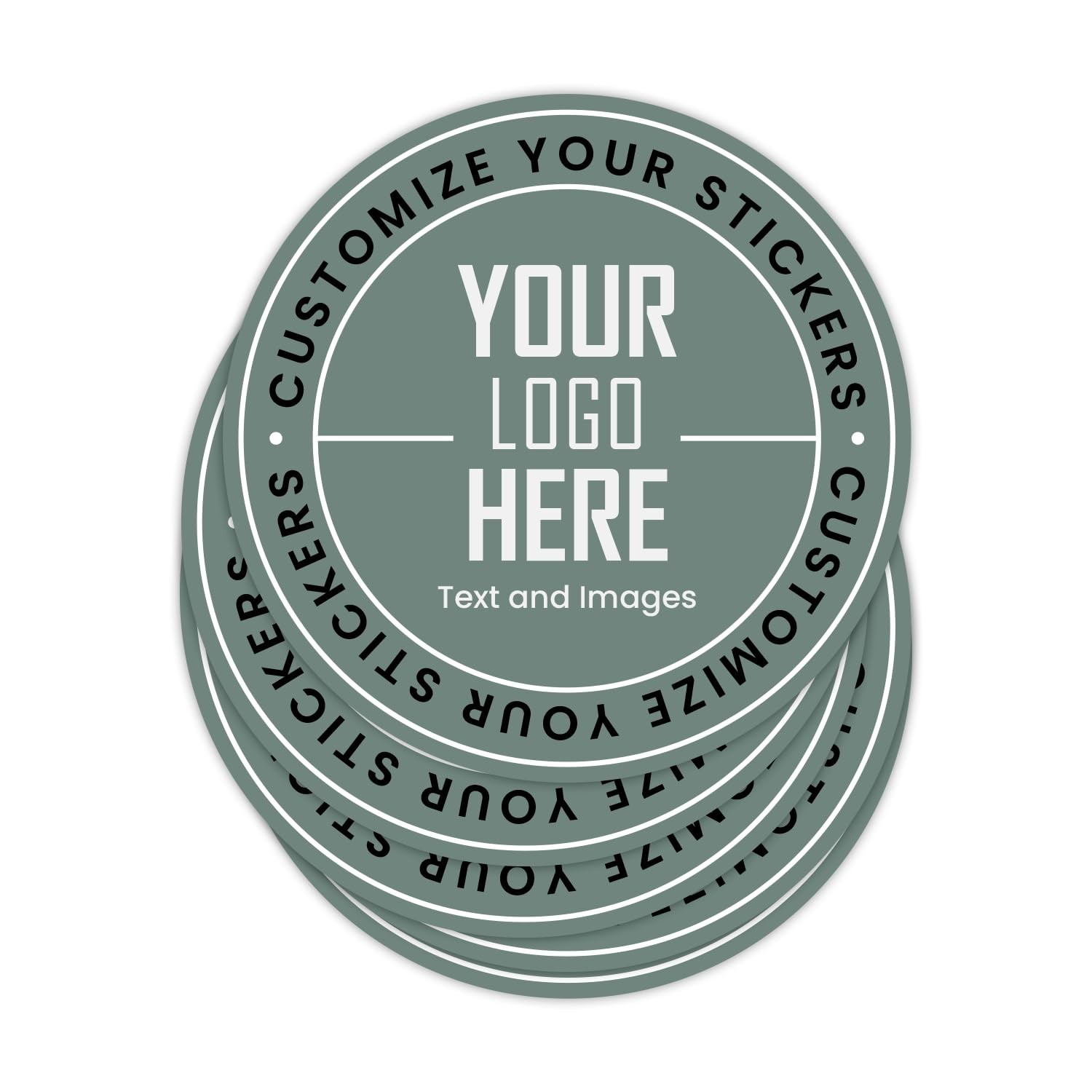 Custom Vinyl Stickers – Personalized With Your Logo – Waterproof Decals