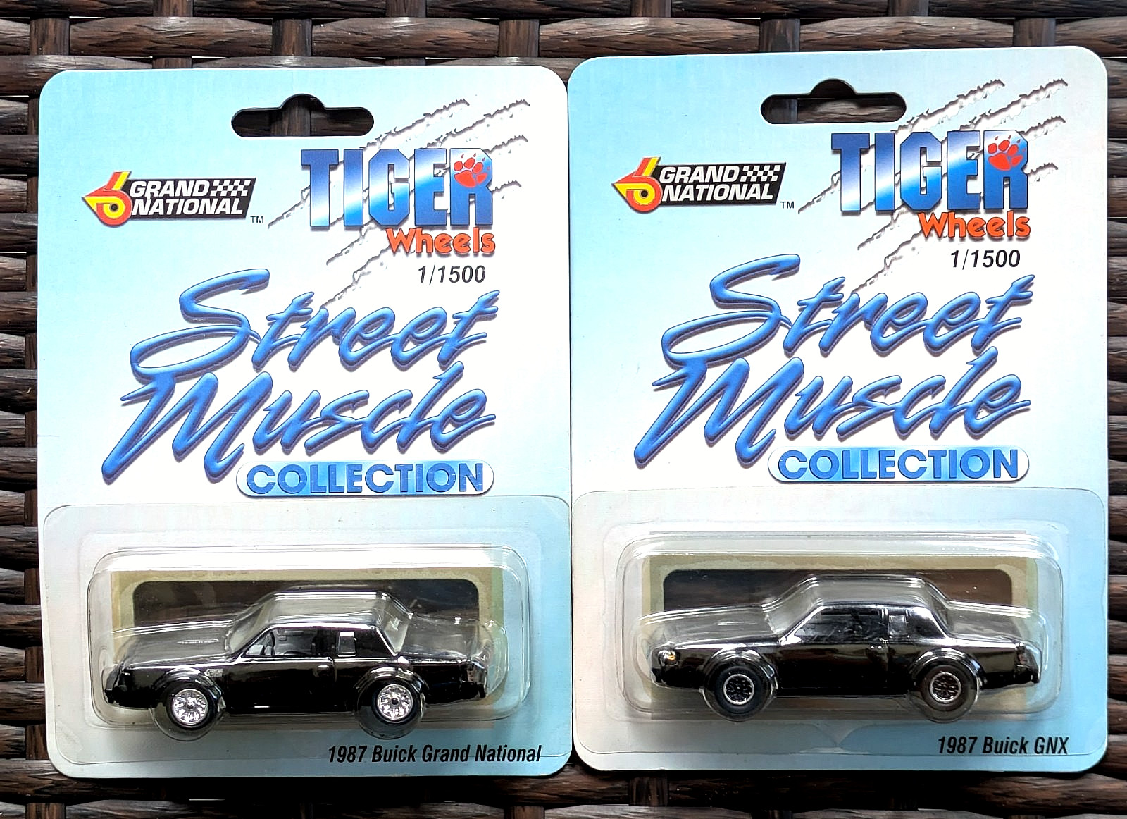 Tiger Wheels Street Muscle Collection 87 Buick GNX & Grand National 1/64 NIB Tiger Wheels Street Muscle Collection 87 Buick GNX & Grand National 1/64 NIB