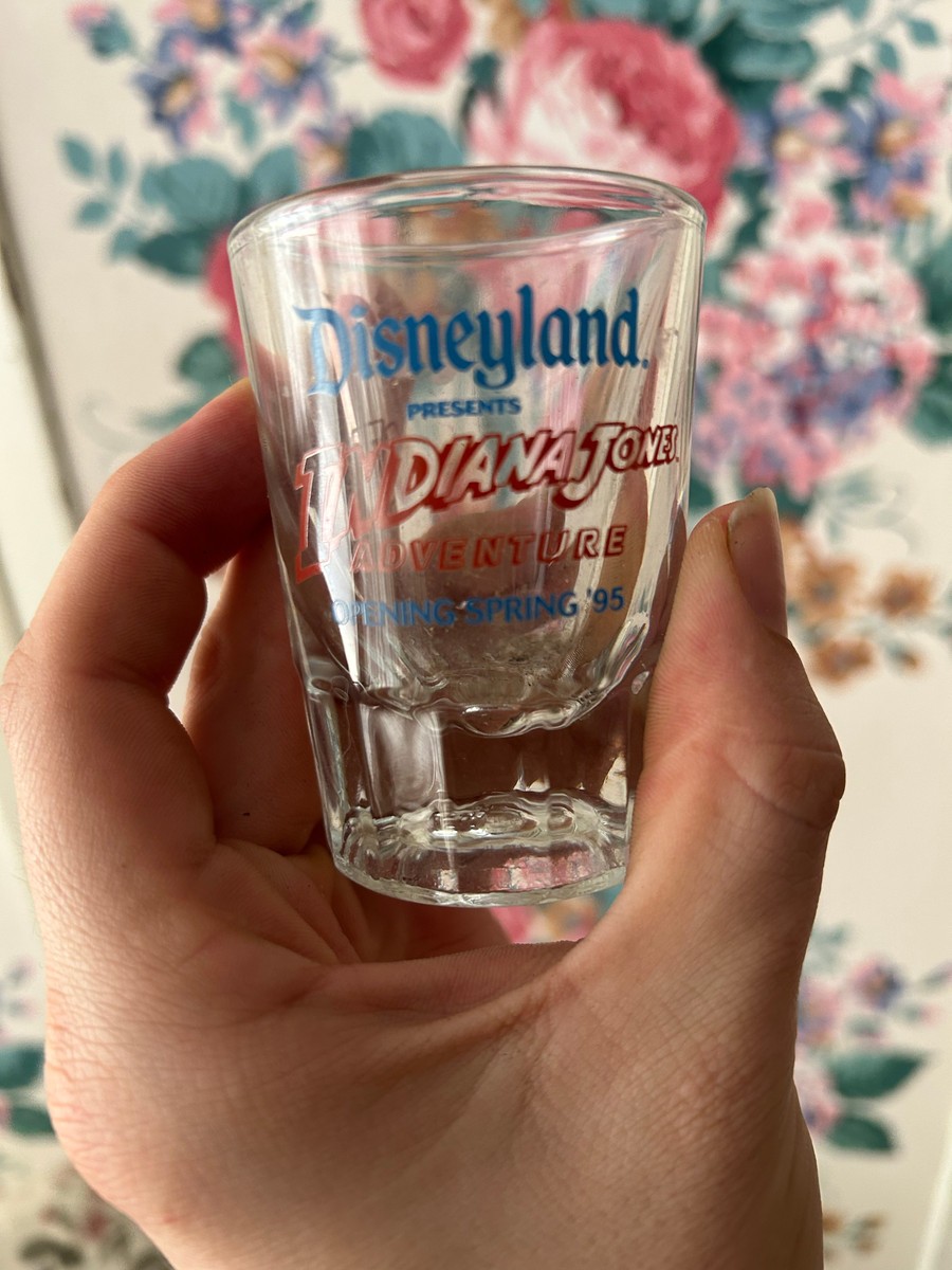 Disneyland Indiana Jones Adventure Opening Spring '95 Shot Glass Disneyland Indiana Jones Adventure Opening Spring '95 Shot Glass