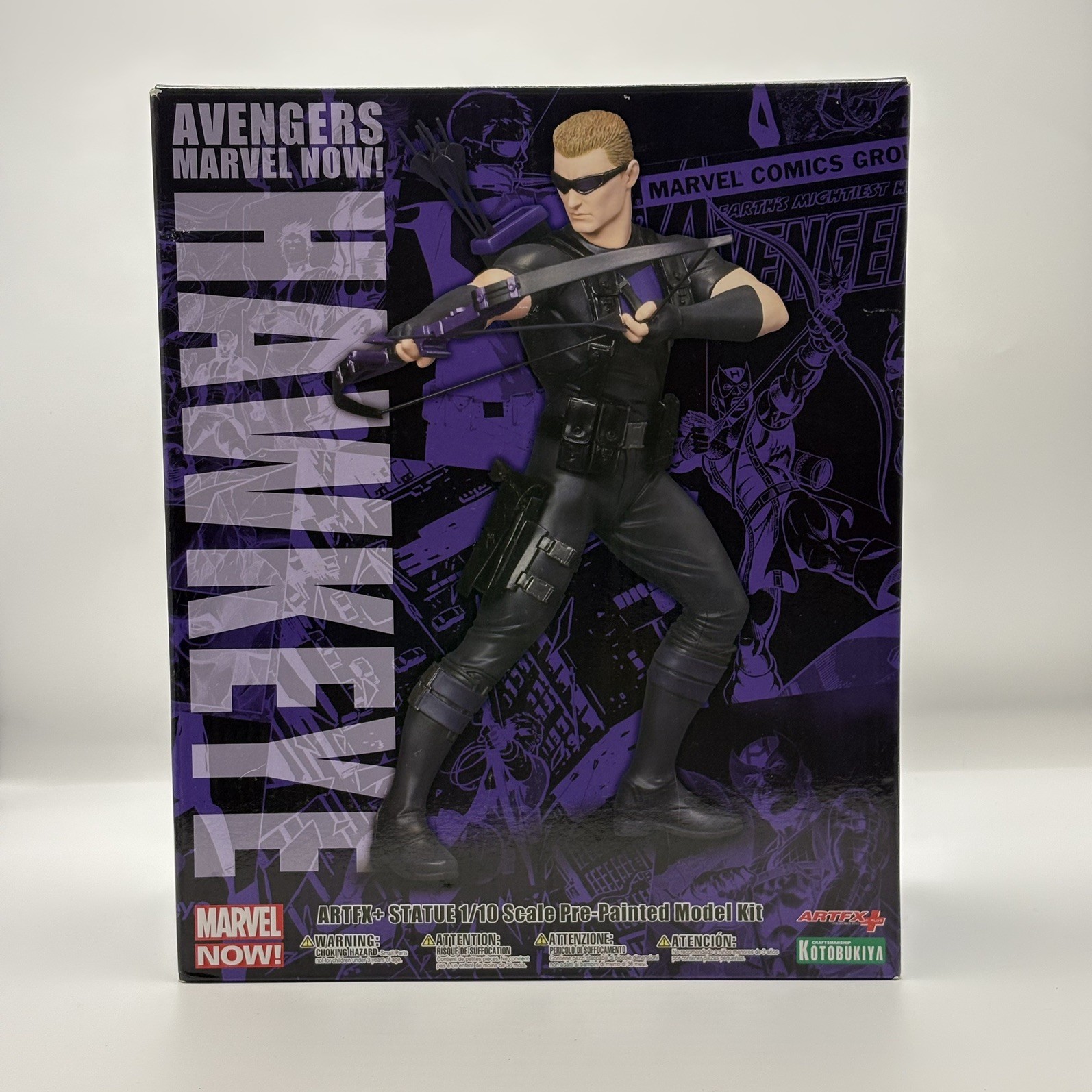 MARVEL NOW 1/10 PVC HAWKEYE FIGURE ARTFX+ NEW OPEN BOX MARVEL NOW 1/10 PVC HAWKEYE FIGURE ARTFX+ NEW OPEN BOX
