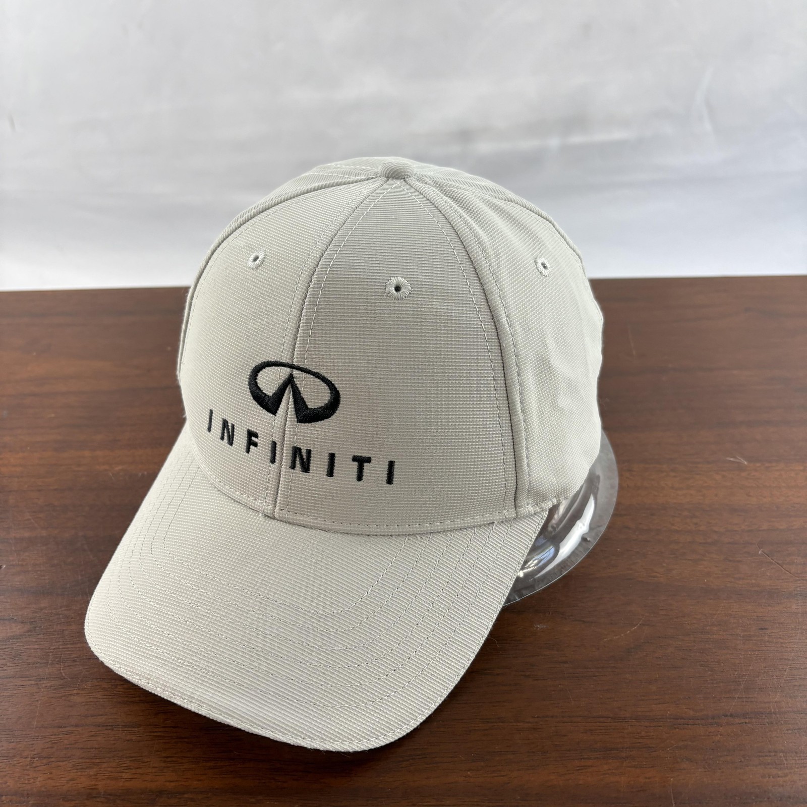 Quake City Caps Hat Cap Strap Back Mens One Size Gray Infiniti Logo Embroidered