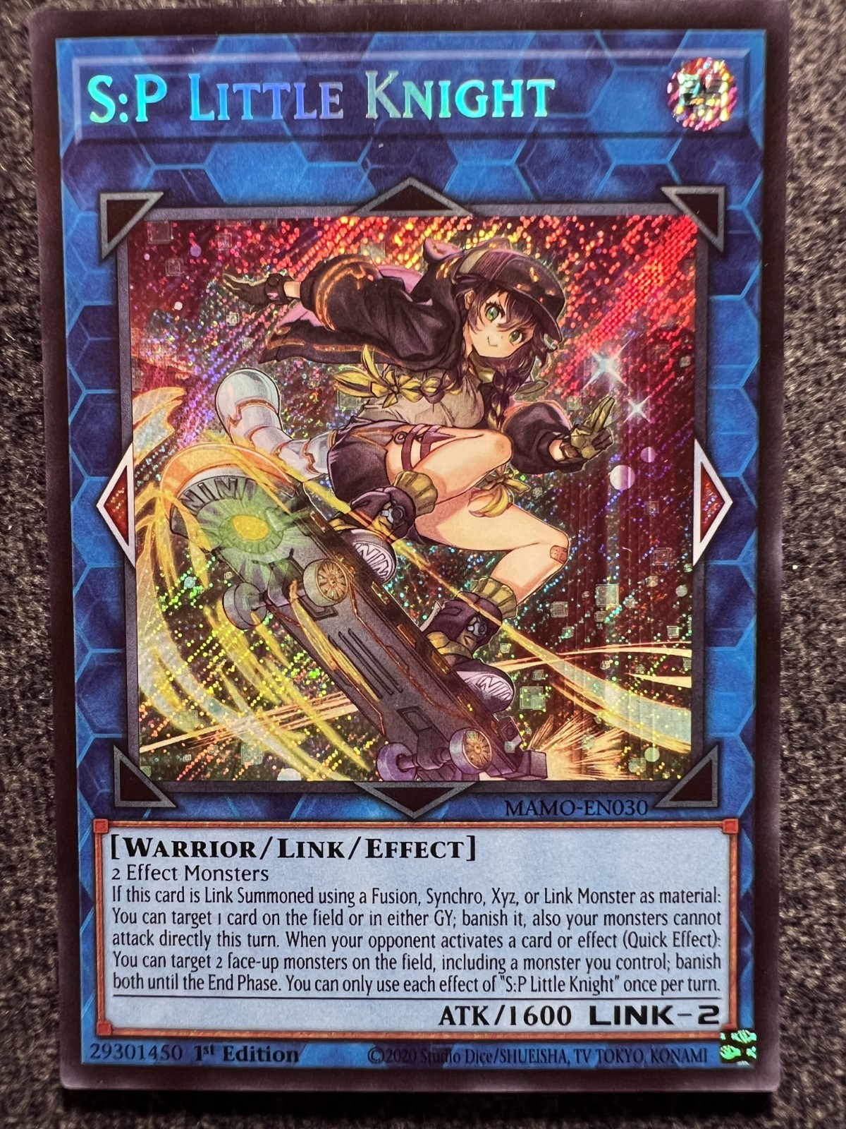 Yugioh S:P Little Knight MAMO-EN030 Secret Rare 1st Edition NM