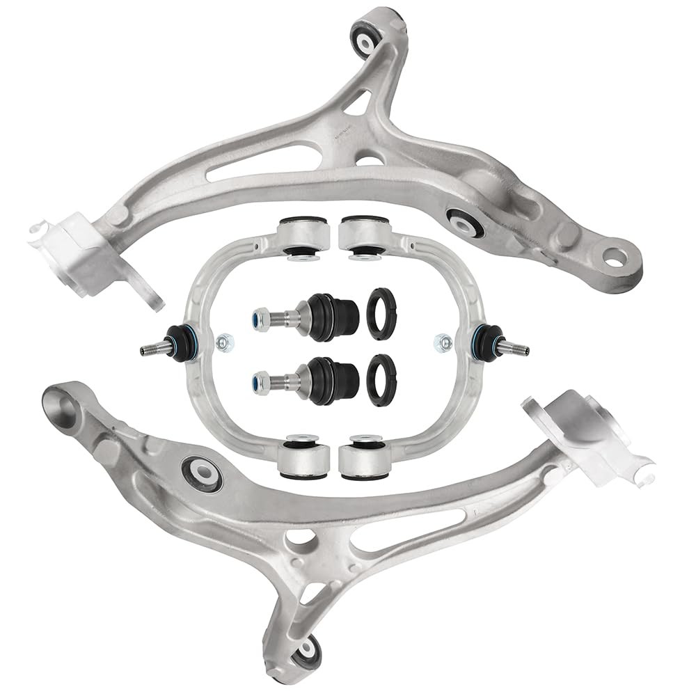 6PC Lower Upper Control Arms Ball Joints Mercedes GL350 2010-2012 K500077
