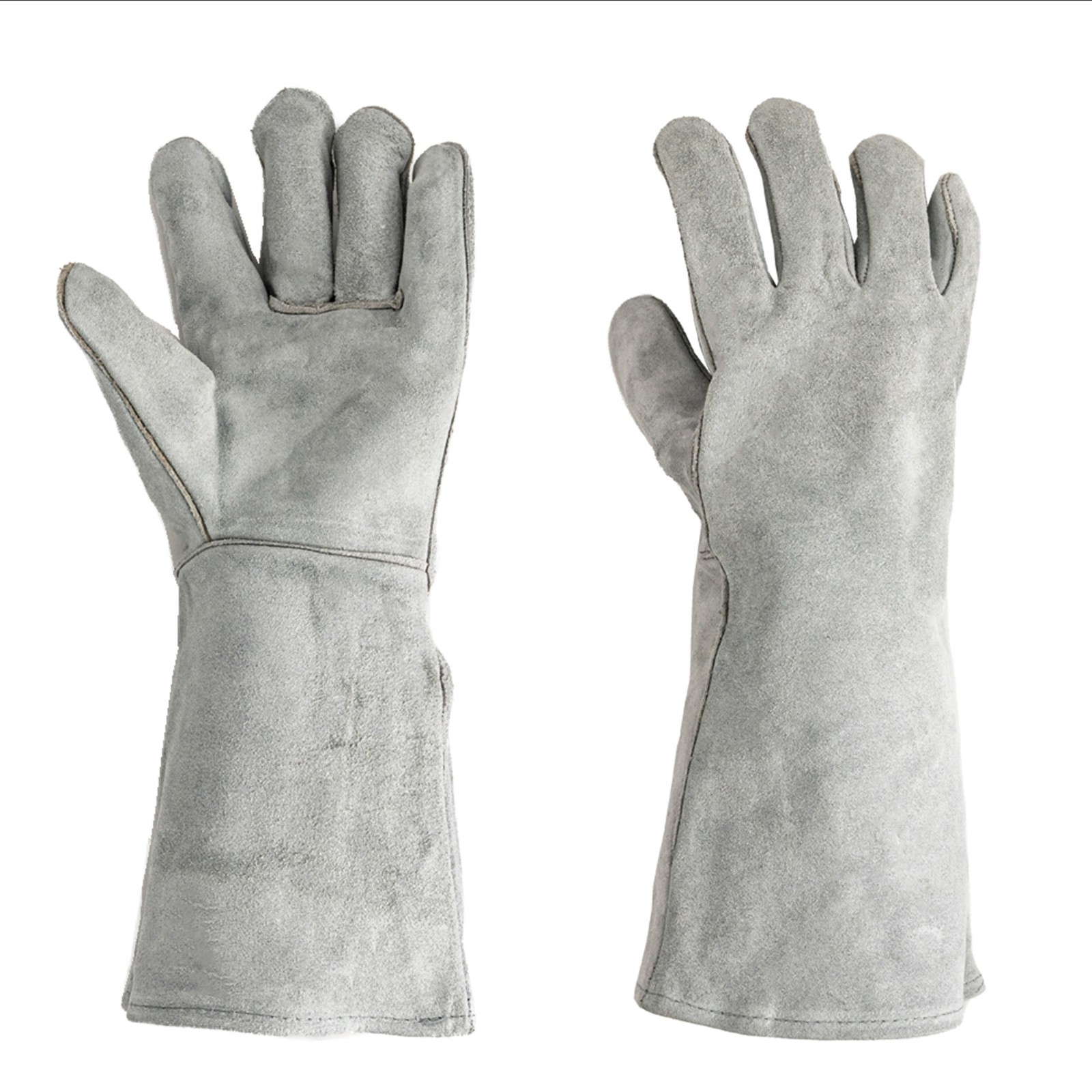 16 inc Premium Leather Welding Glove Heat Resistant Safety Work Heavy Duty Large