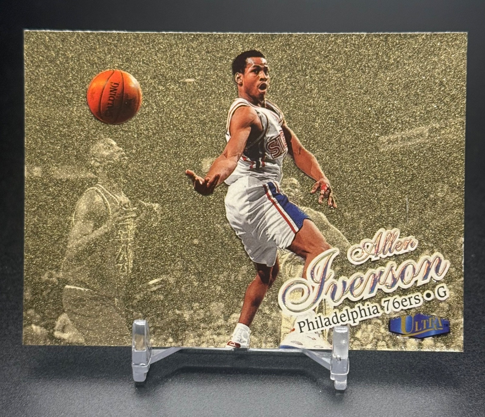 1997-98 Fleer Ultra - Allen Iverson #107G Gold Medallion 1997-98 Fleer Ultra - Allen Iverson #107G Gold Medallion
