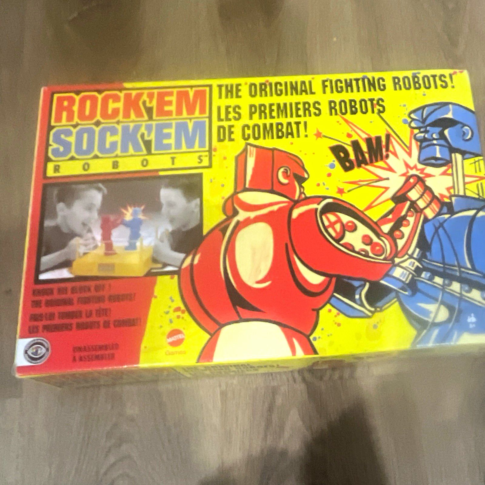 Mattel Rock 'Em Sock 'Em Robots Boxing Game Vintage 1989 Ages 8+ Kids Mattel Rock 'Em Sock 'Em Robots Boxing Game Vintage 1989 Ages 8+ Kids