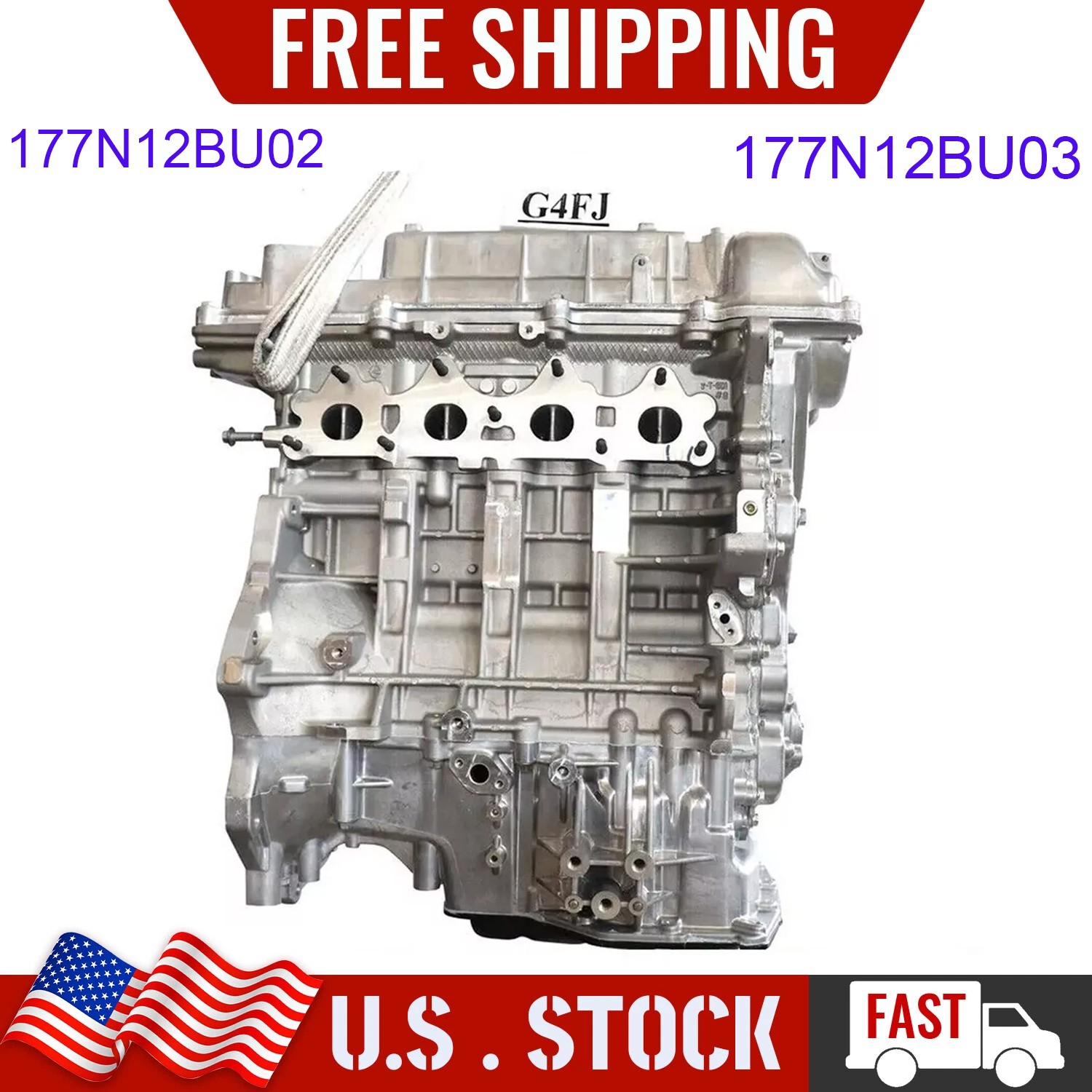 Engine Assembly Fit For Hyundai Tucson Sonata Elantra Kia Optima Soul G4FJ 1.6T