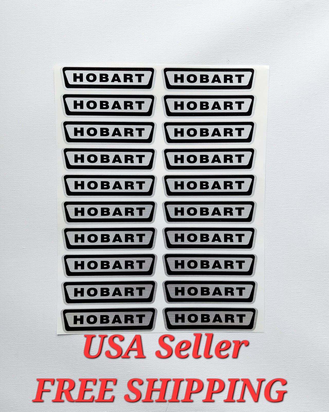 HOBART 00-118366 GENUINE REPLACEMENT PART, sticker (3,5x7/8\