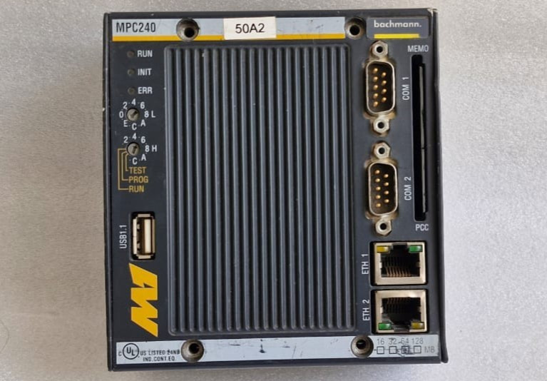 Bachmann CPU MPC240 CPU Processor Module MPC 240 Used Bachmann CPU MPC240 CPU Processor Module MPC 240 Used