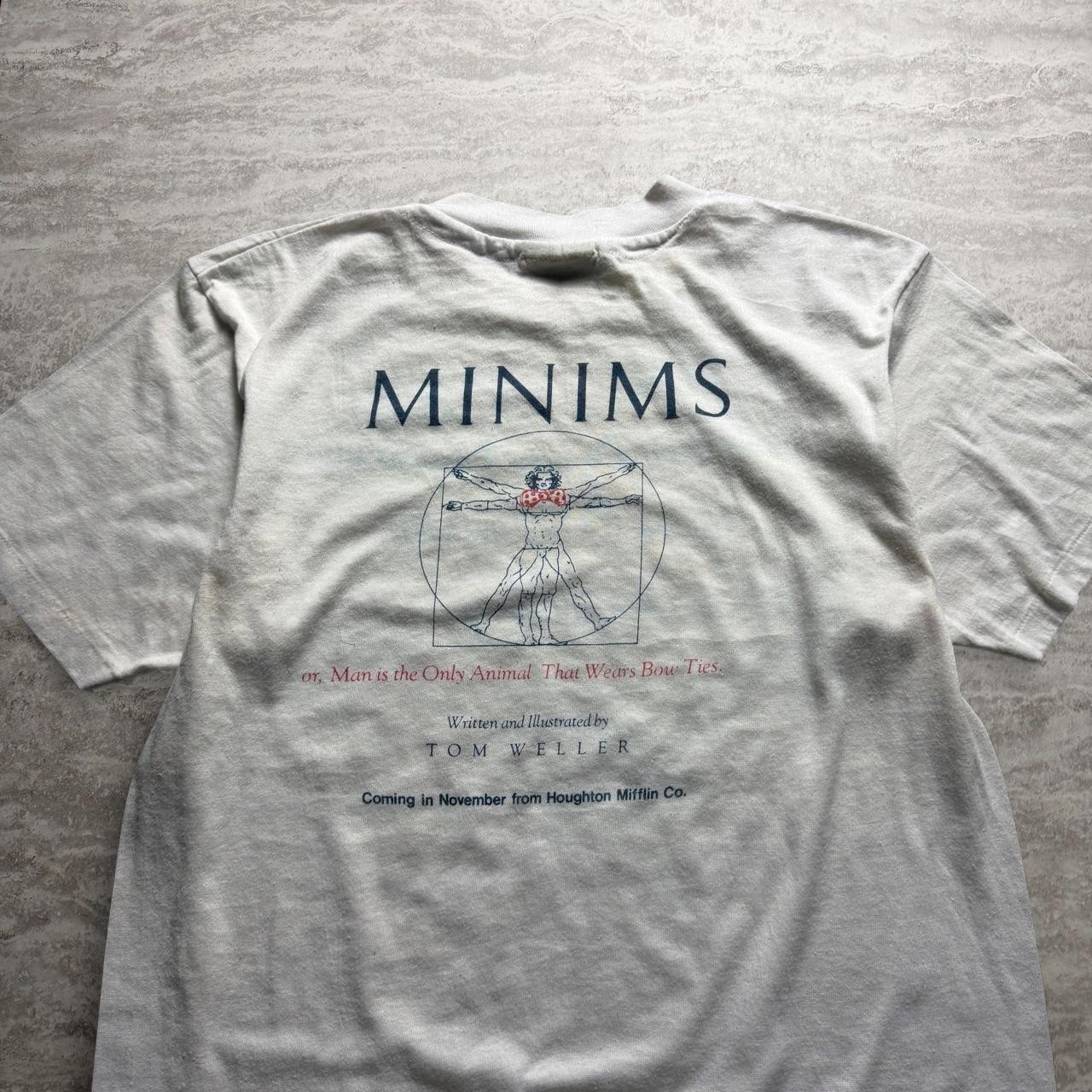 Vintage 80s Minims Tom Weller Promo Graphic T-Shirt Medium Vintage 80s Minims Tom Weller Promo Graphic T-Shirt Medium