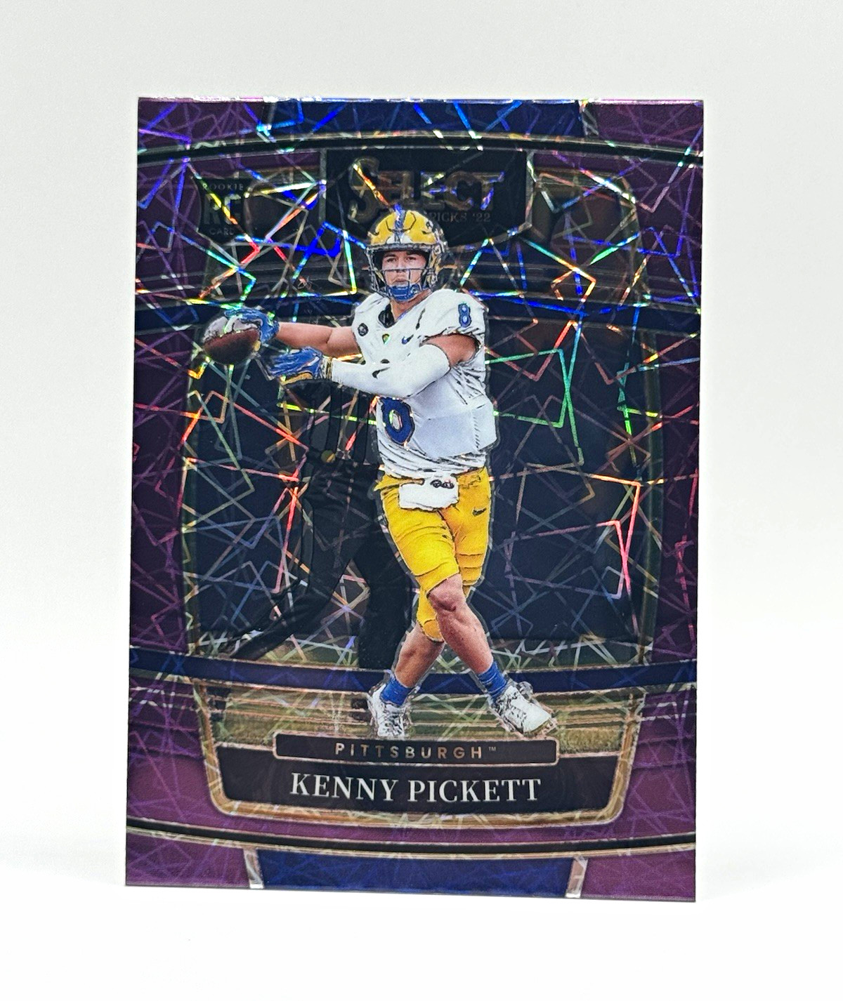 Panini 2022 Select Draft Picks Concourse Kenny Pickett Pitt Prizm #23 Panini 2022 Select Draft Picks Concourse Kenny Pickett Pitt Prizm #23