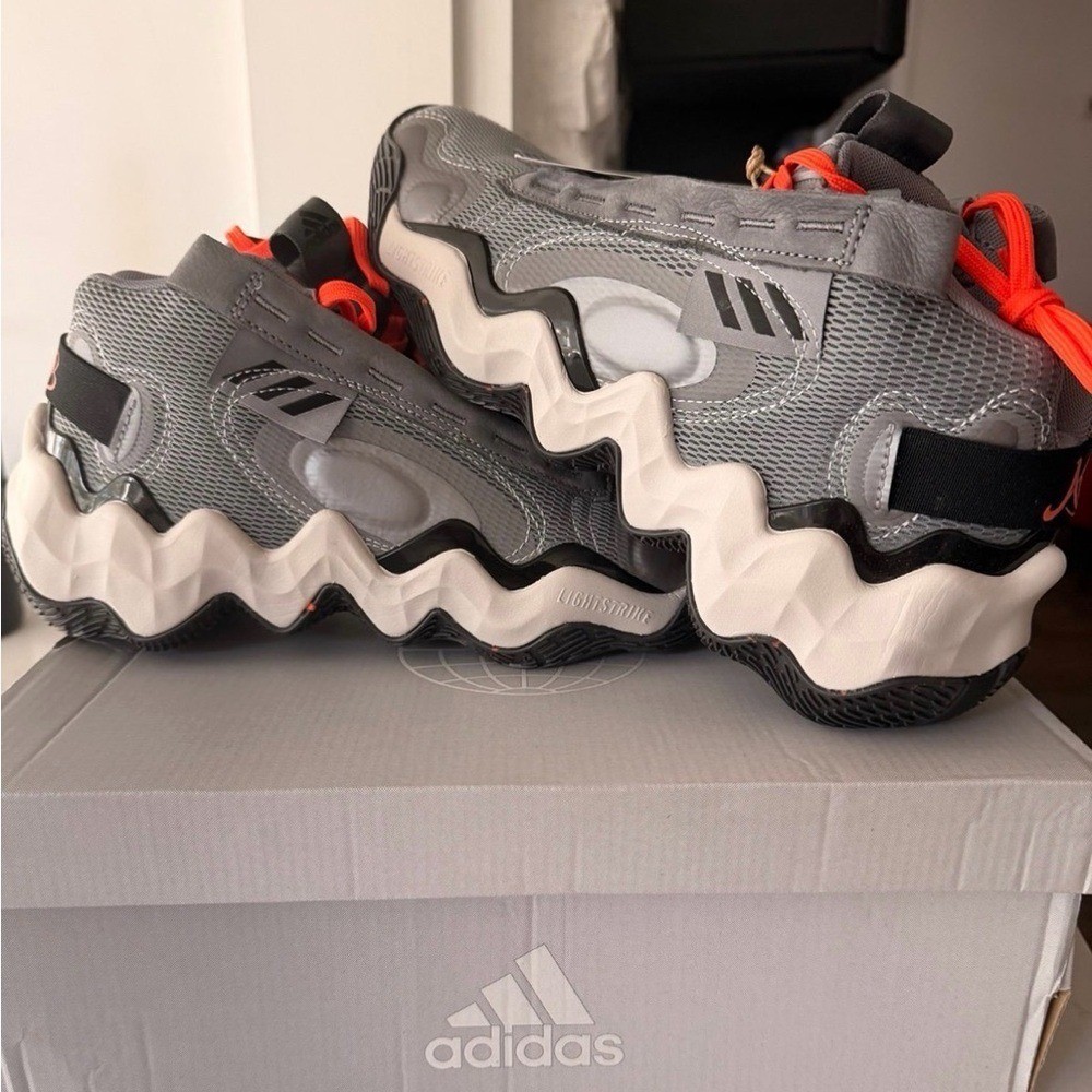 Candace Parker x adidas Wmns Exhibit B Mid Grey Black Sz 9W