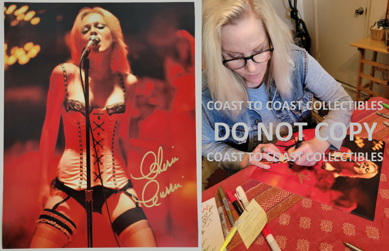 Cherie Currie The Runaways singer signed 11x14 photo COA exact proof autographed