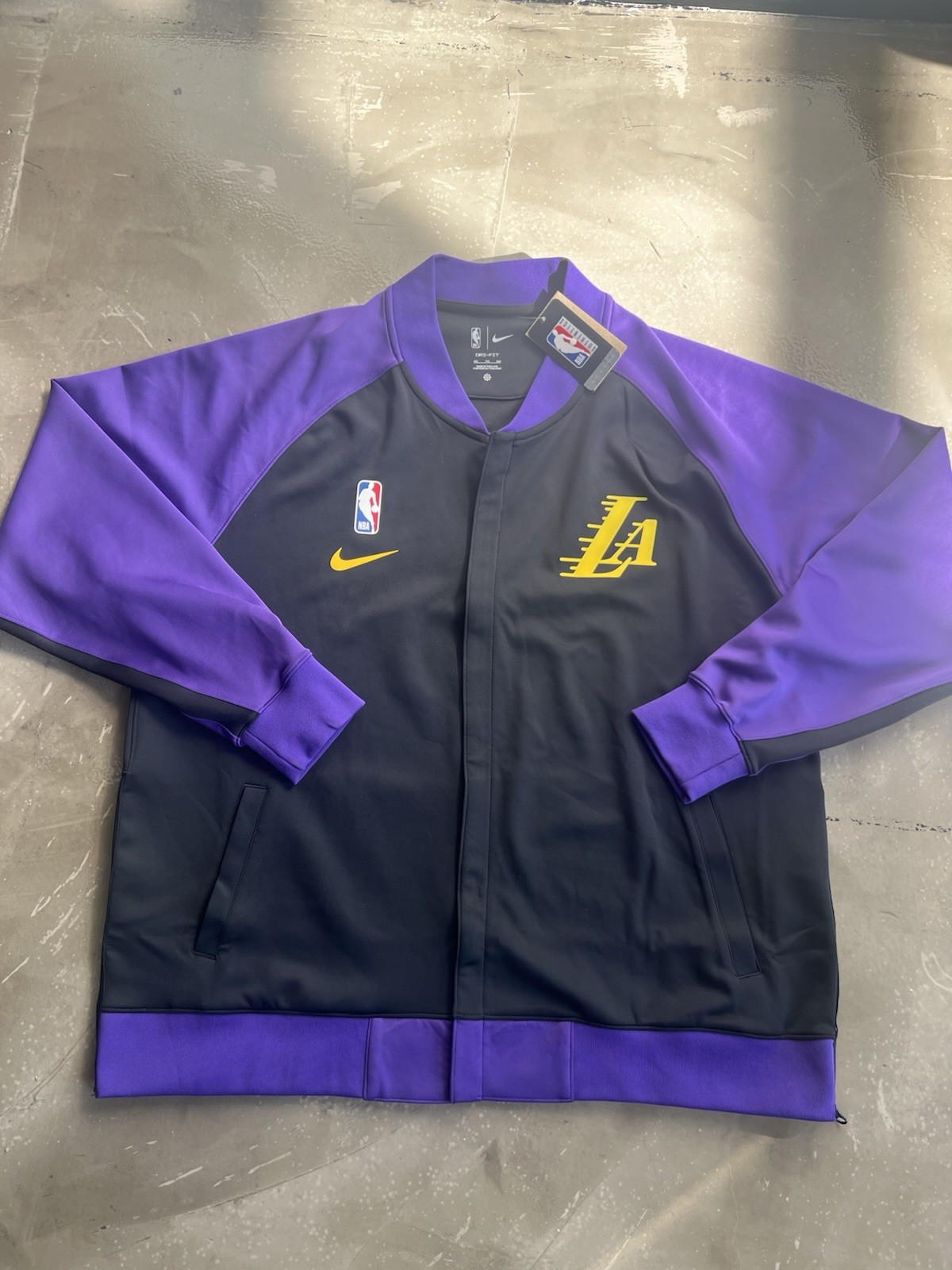 Nike Los Angeles Lakers Jacket City Edition Authentic Showtime Size Large 