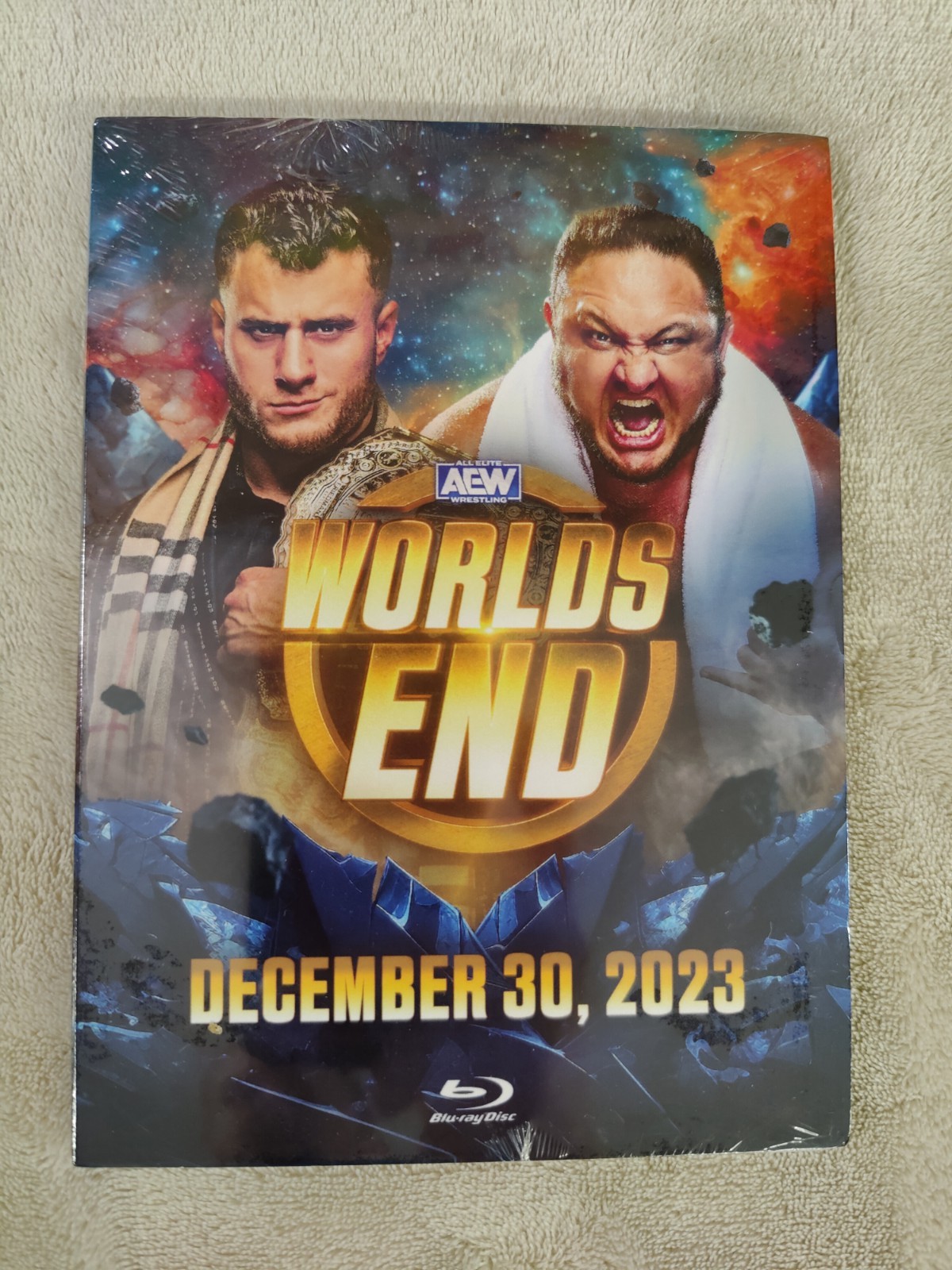 AEW World’s End 2023 Blu-ray MJF WWE WCW TNA Somoa Joe Sweve Mox Wrestling Omega AEW World’s End 2023 Blu-ray MJF WWE WCW TNA Somoa Joe Sweve Mox Wrestling Omega