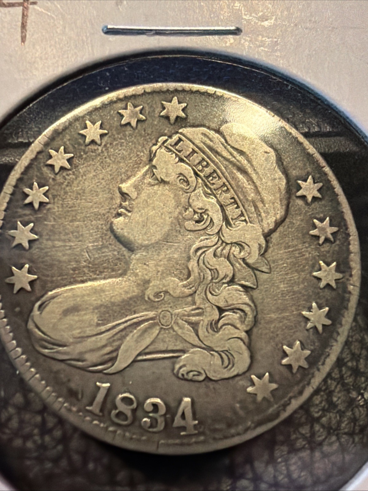 1834 CApped Bust HAlf Dollar