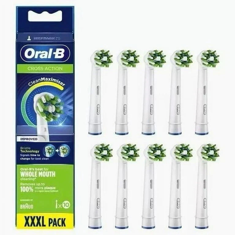 Oral-B Cross Action Replacement RB50 Toothbrush Tooth Brush Heads 10 pack Oral-B Cross Action Replacement RB50 Toothbrush Tooth Brush Heads 10 pack