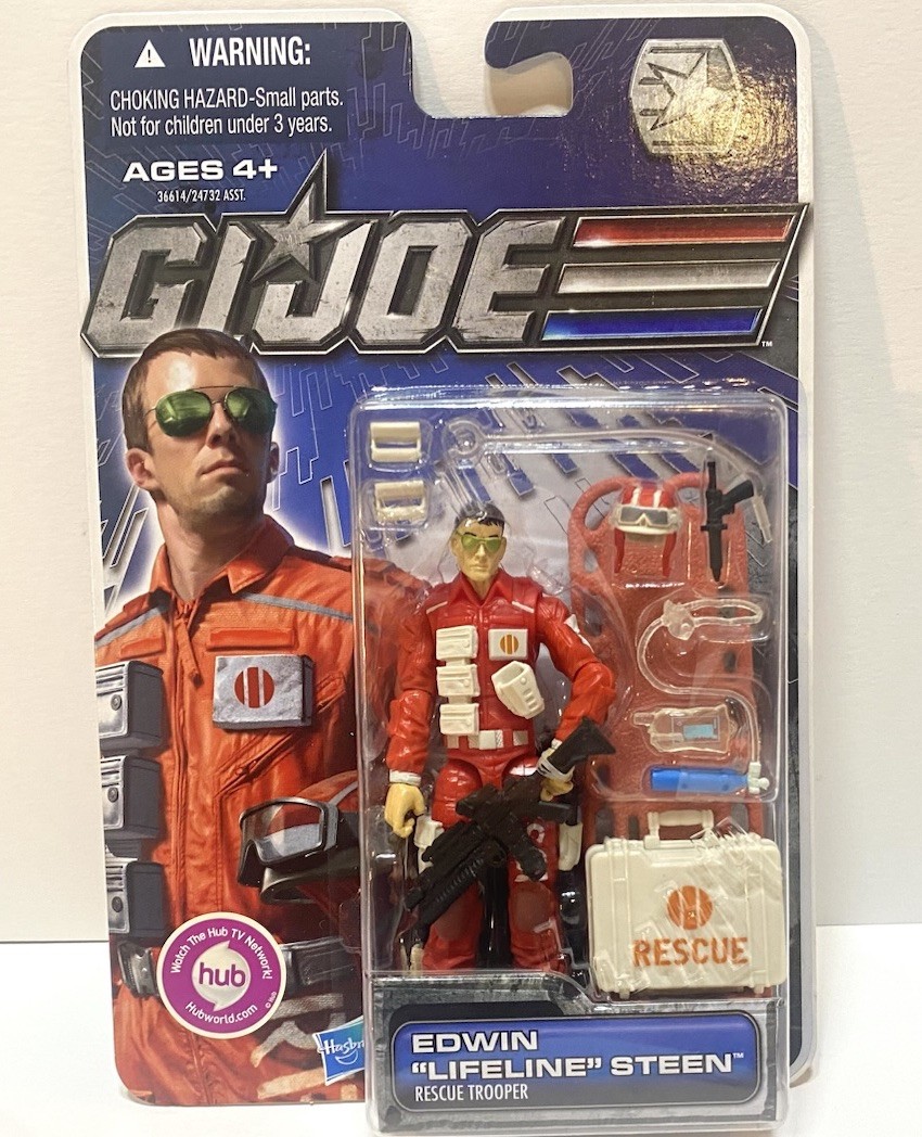 Hasbro GI Joe 30th  Anniversary EDWIN “LIFELINE\