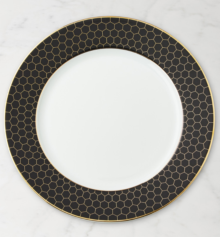 Williams Sonoma- Honeycomb Dinner Plates, Set Of 4