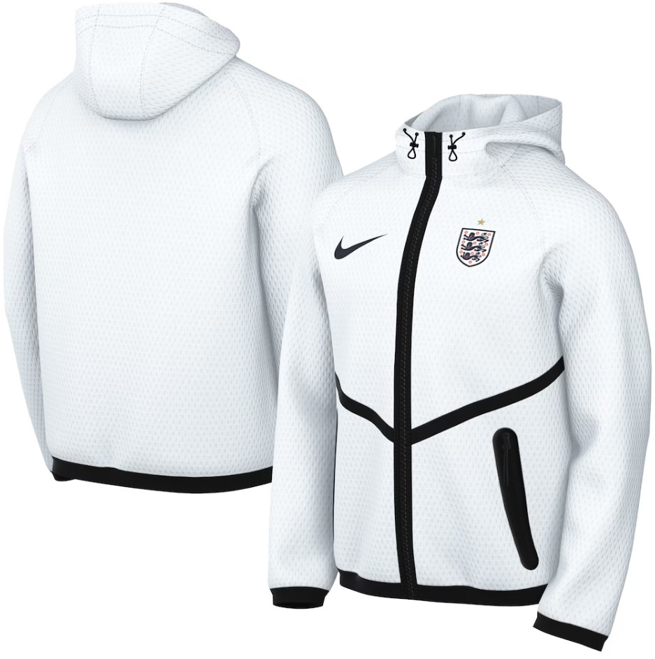 England National Team Nike 2026 Anthem Mesh Dri-FIT Full-Zip Hooded Jacket England National Team Nike 2026 Anthem Mesh Dri-FIT Full-Zip Hooded Jacket