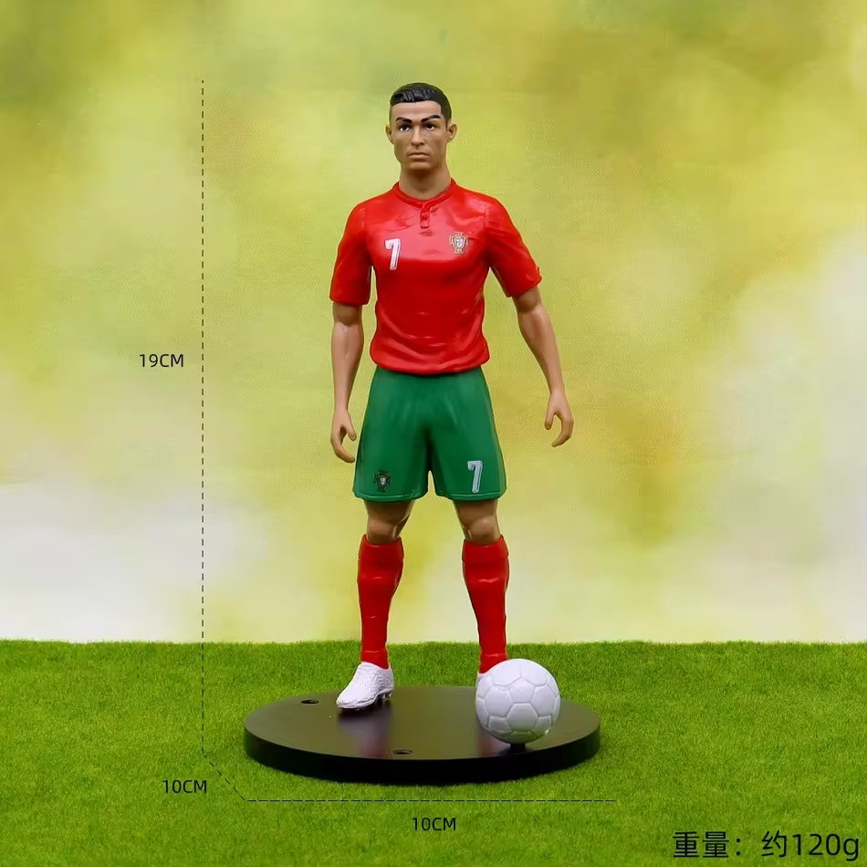 18cm Football Player Action Figure PVC Model Cristiano Ronaldo