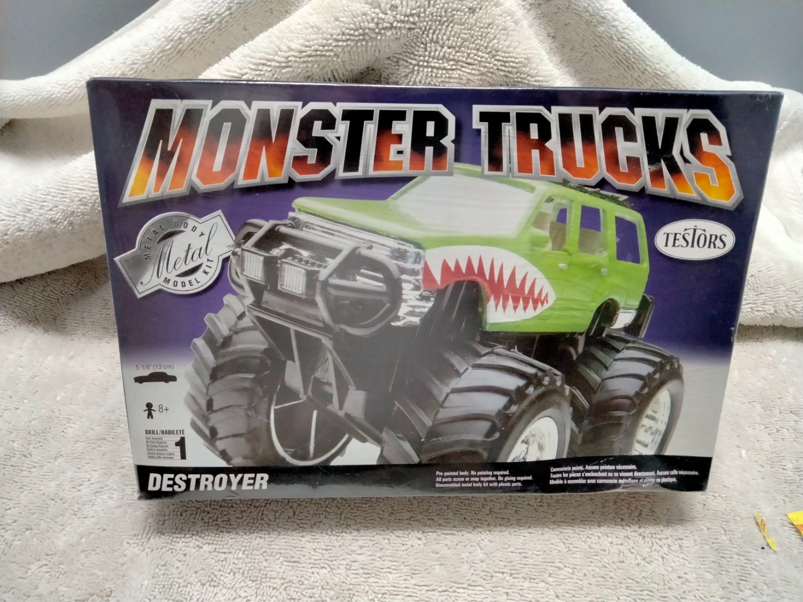 TESTORS METAL BODY MODEL KIT MONSTER TRUCKS DESTROYER RARE sealed bags TESTORS METAL BODY MODEL KIT MONSTER TRUCKS DESTROYER RARE sealed bags