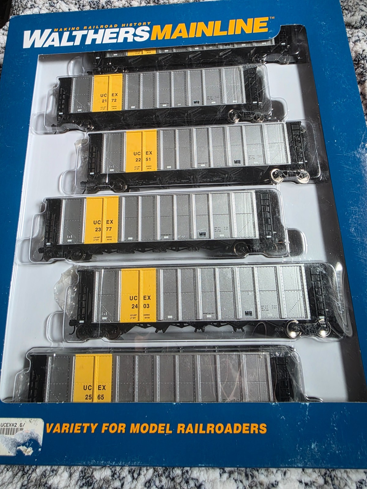 Walthers Mainline RD-4 Hopper 6-pack UCEX 910-56858 Walthers Mainline RD-4 Hopper 6-pack UCEX 910-56858