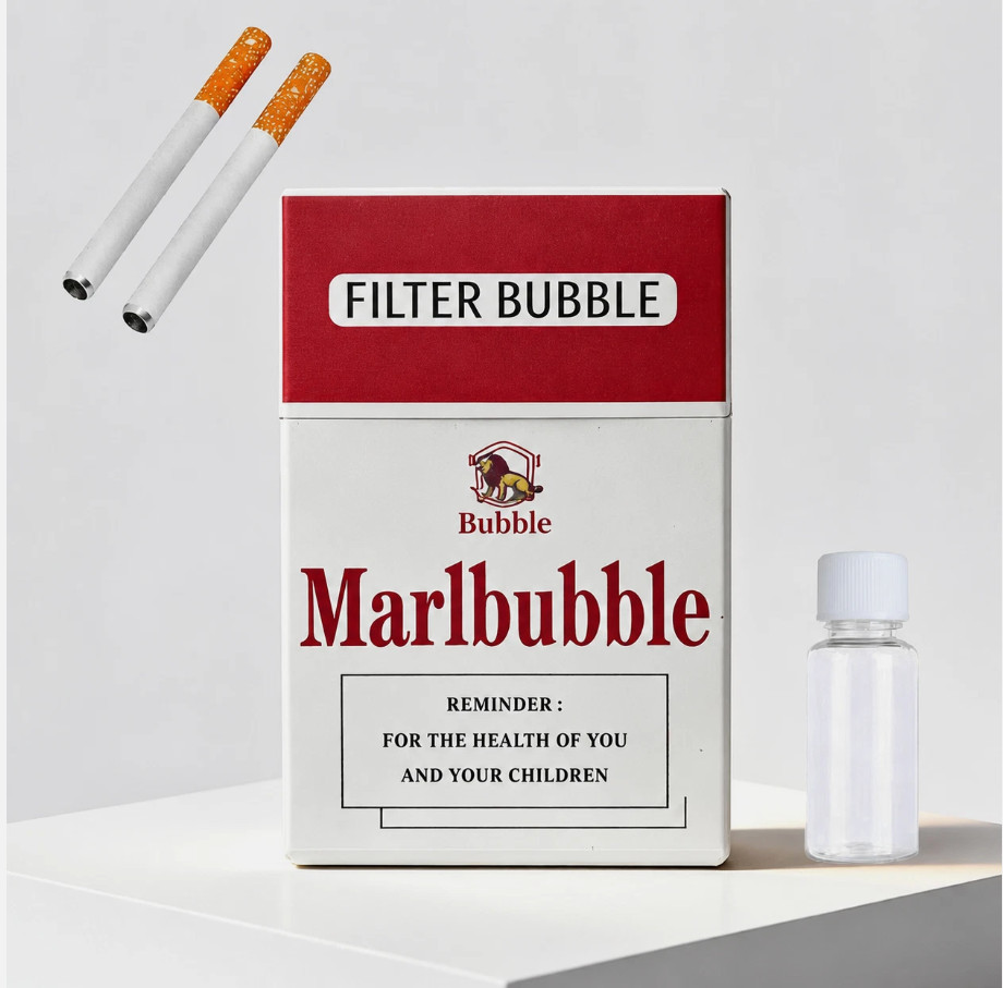 Bubble Cigarette Blowing Stress-Relief Accessory Mini Bubble Blower Sticks Fun