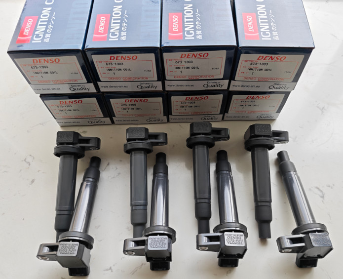 8Pcs For TOYOTA Tundra 90919-02230 673-1303 Denso Ignition Coils 1998-2010 8Pcs For TOYOTA Tundra 90919-02230 673-1303 Denso Ignition Coils 1998-2010