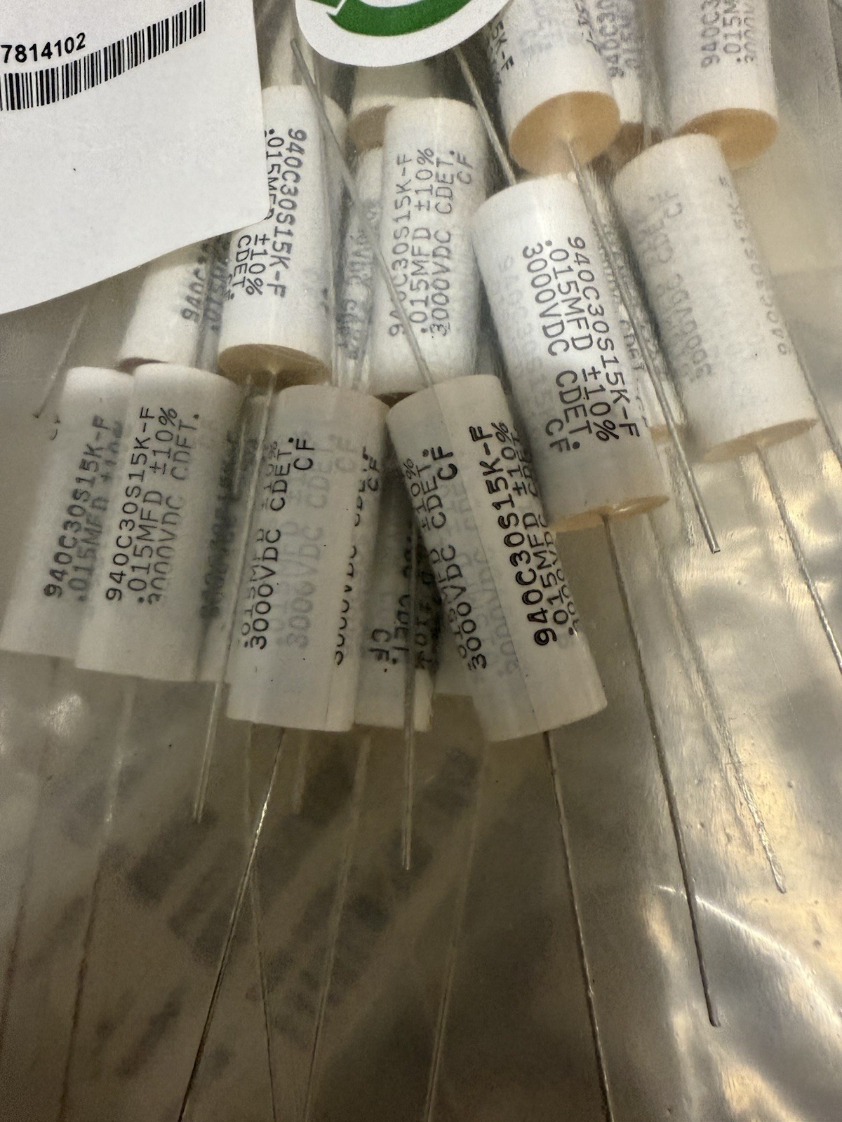 Cornell Dubilier Power Film Capacitor 940C30S15K-F NEW QTY 300 PCS