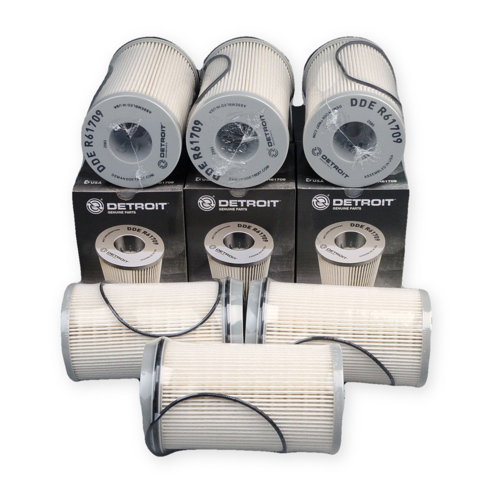 6X New R61709 FOR DETROIT DDE-R61709 FUEL FILTER WATER SEPARATOR 