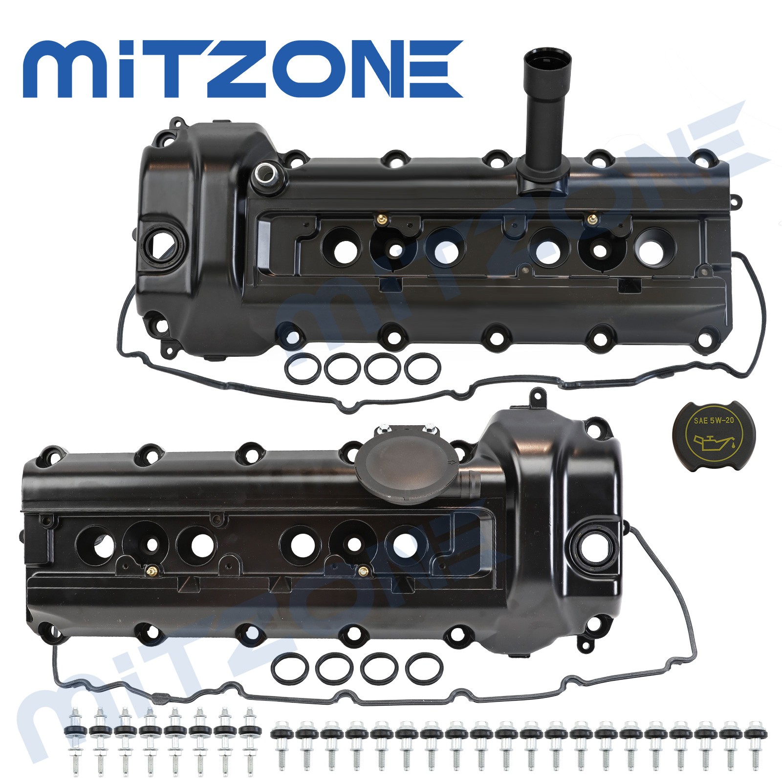 Mitzone Valve Cover for 06-09 Land Rover Range Rover Sport 03-08 Jaguar S-Type