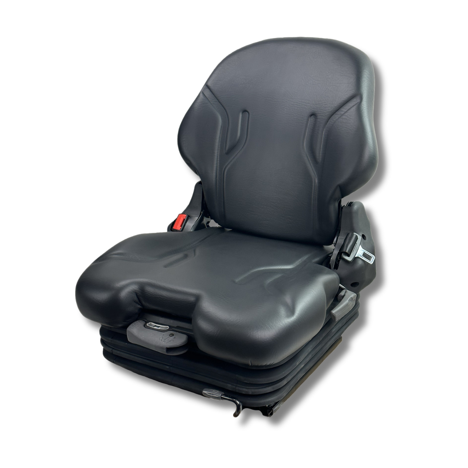 Eparts Universal Mechanical Suspension Black Vinyl Seat Eparts Universal Mechanical Suspension Black Vinyl Seat