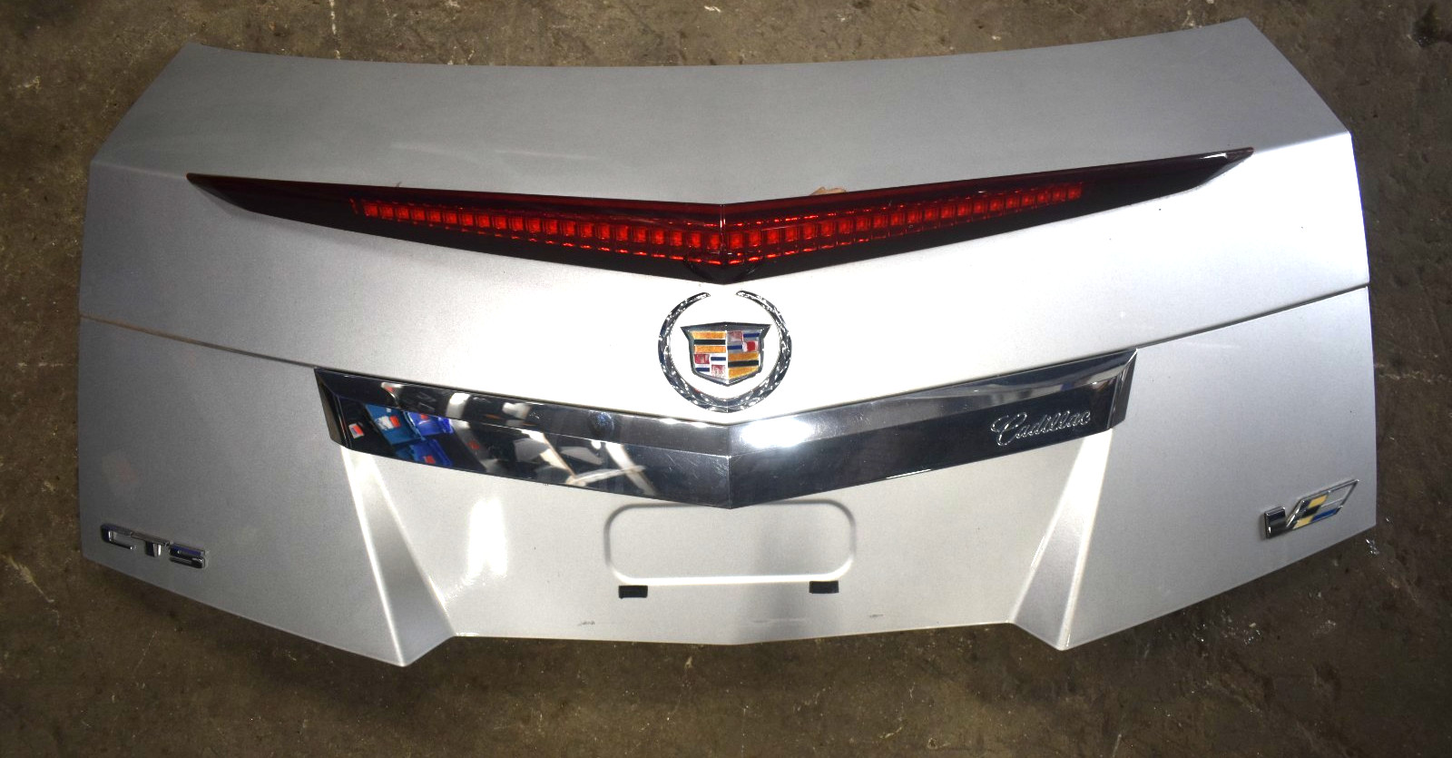 2008-15 Cadillac CTS-V/CTS Trunk Deck Lid/ Brake Light, Latch, Emblems OEM USED