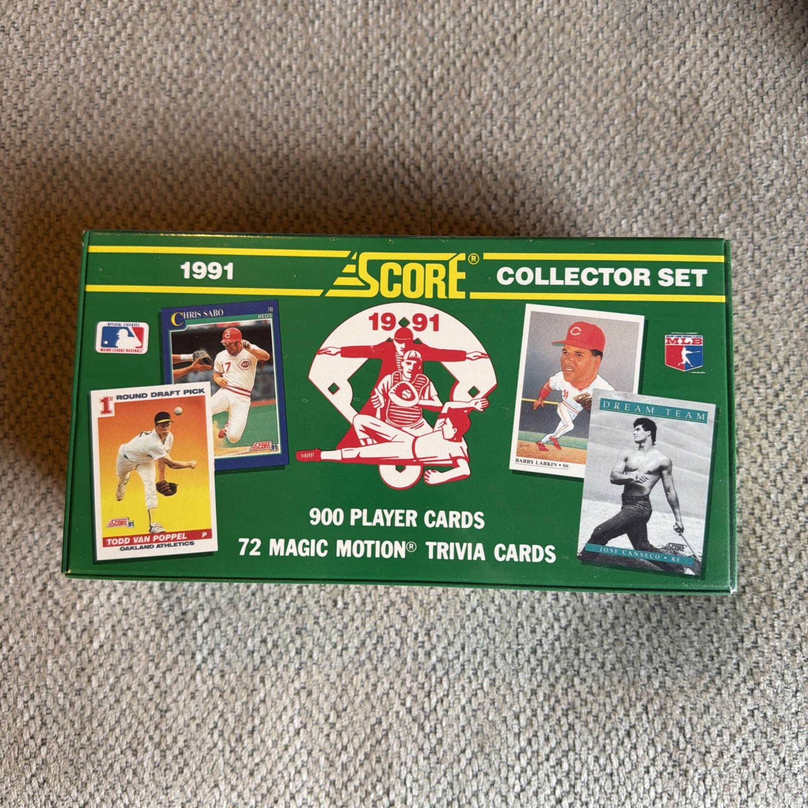 1991 Score Baseball Complete Factory Sealed Collector Set 900 Cards Chipper RC 1991 Score Baseball Complete Factory Sealed Collector Set 900 Cards Chipper RC