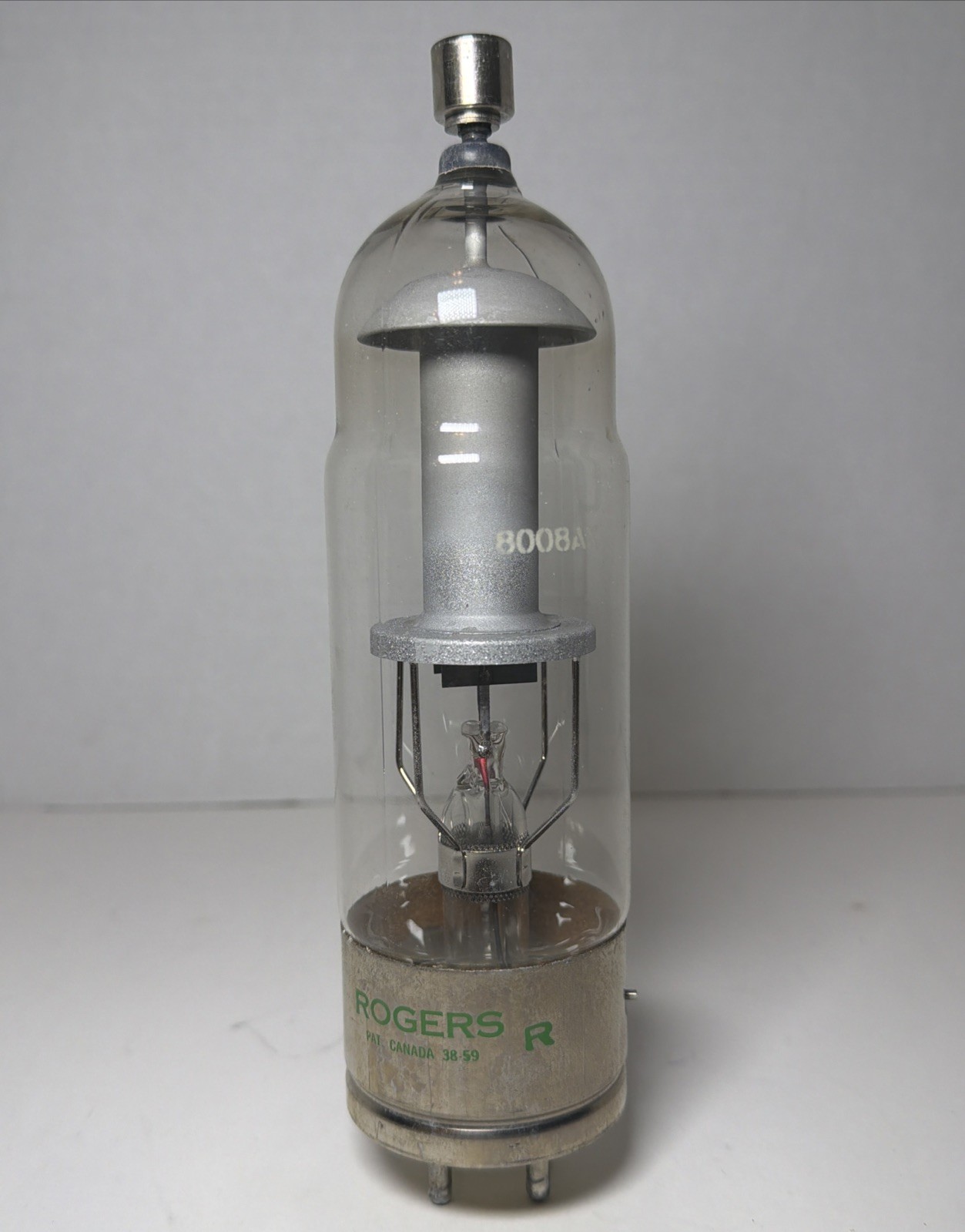 VTG Rogers 8008AX NOS NEW Rectifier Valve Tube Made In Canada RARE HTF WOW VTG Rogers 8008AX NOS NEW Rectifier Valve Tube Made In Canada RARE HTF WOW